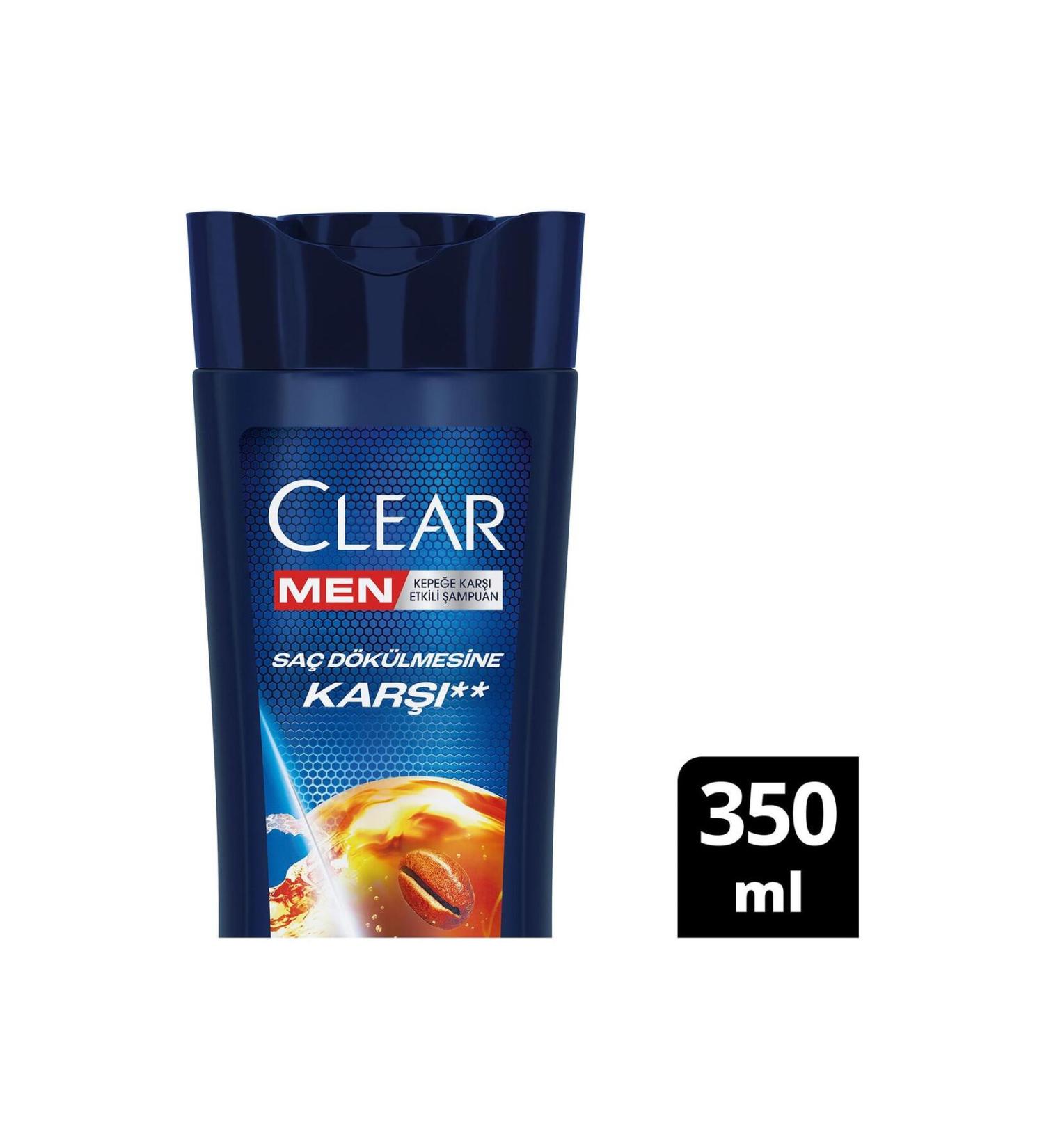 Clear Men Anti-Dandruff Shampoo Against Hair Loss Coffee Bean Extract 350 ml
