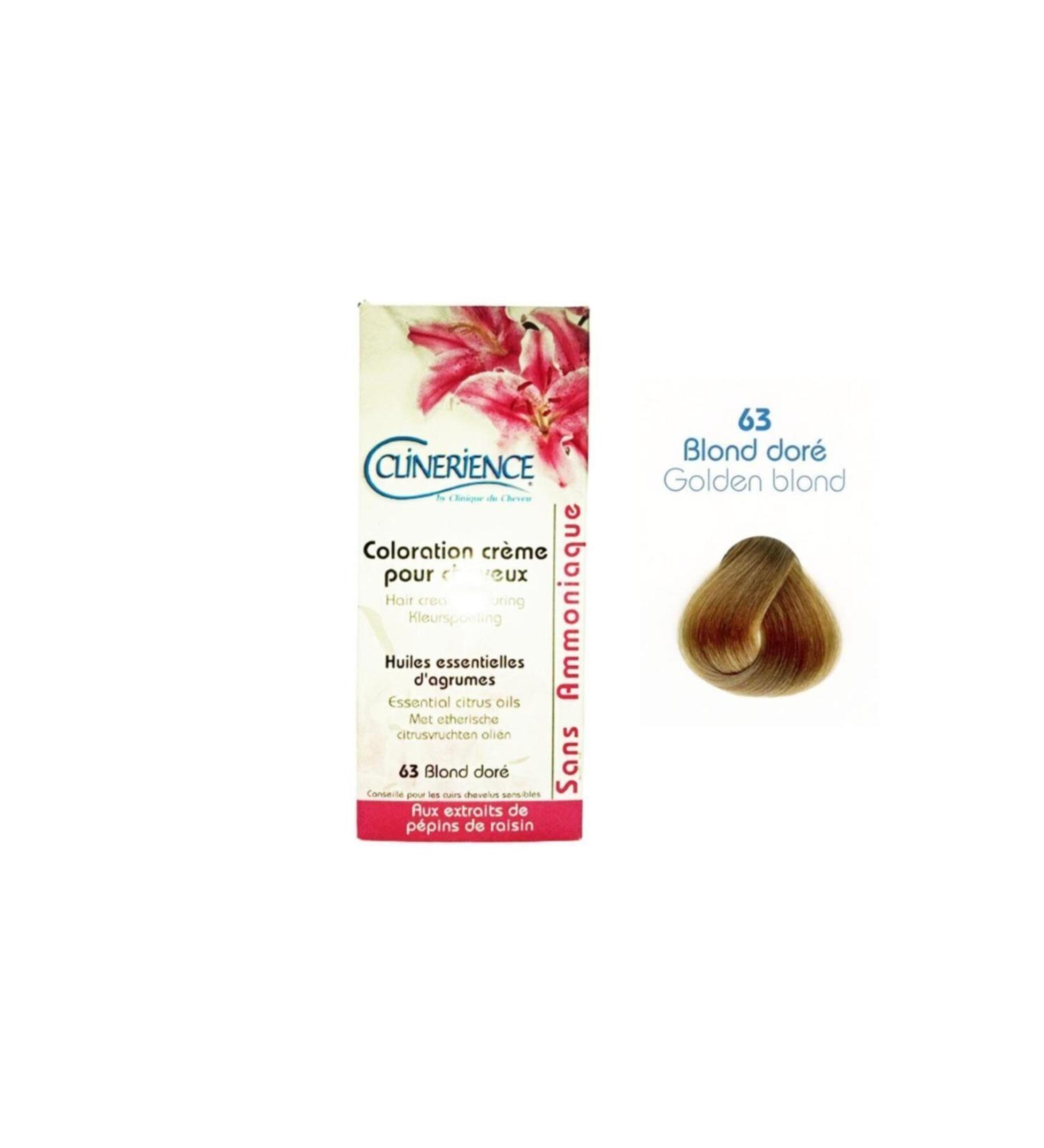 Clinerience Natural Hair Dye 63 - Golden Blonde