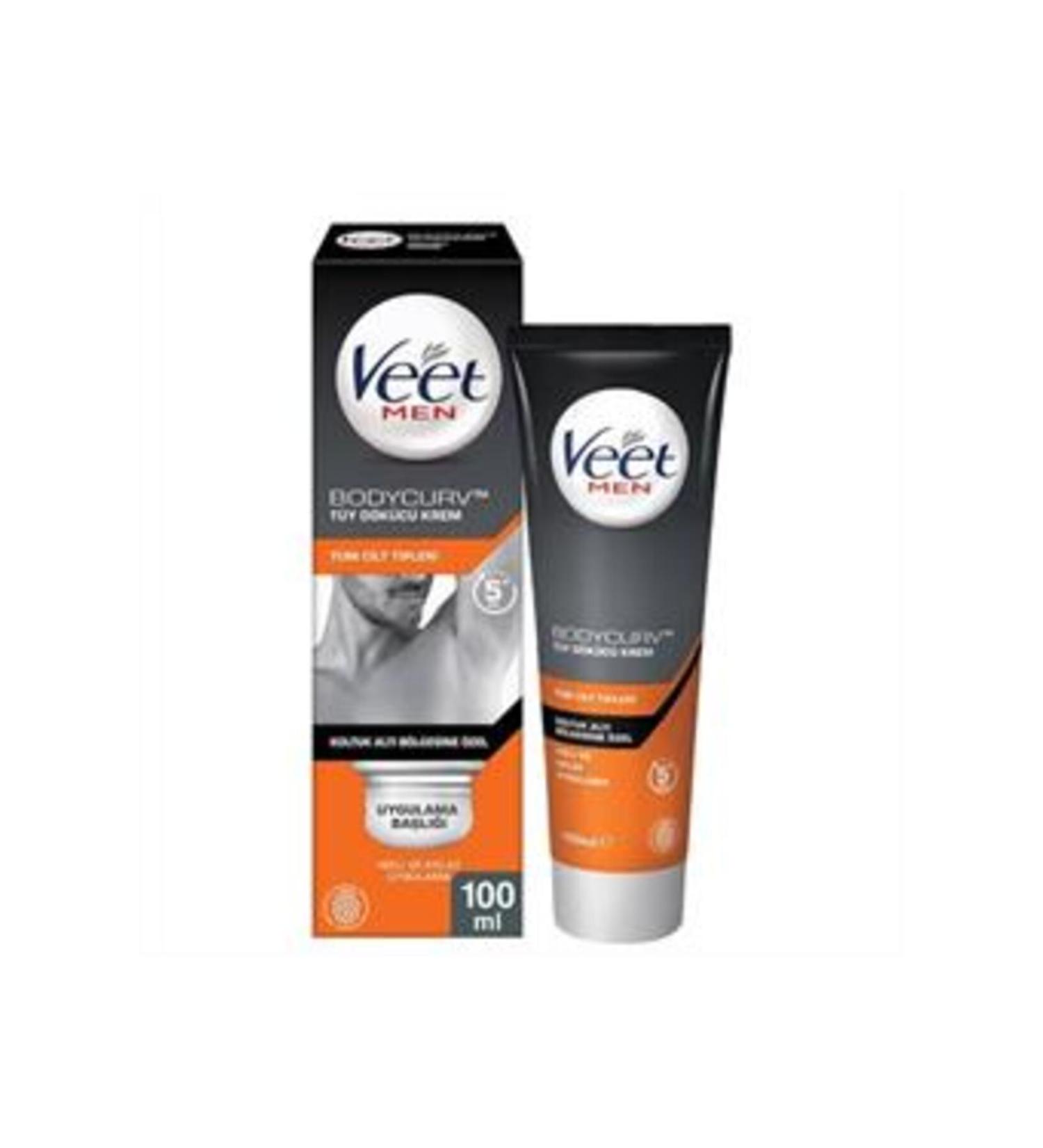 Veet ( CLAY MASK GIFT ) Veet Men Hair Removal Cream for Men 100ml ( 1 PIECE )