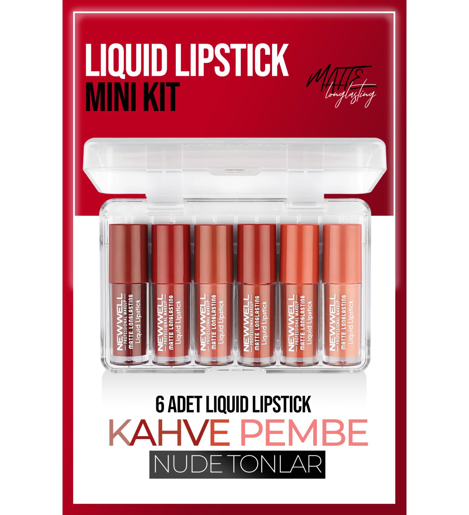 New Well Liquid Lipstick Mini Kit 6pcs - Buy Online on GoSupps.com