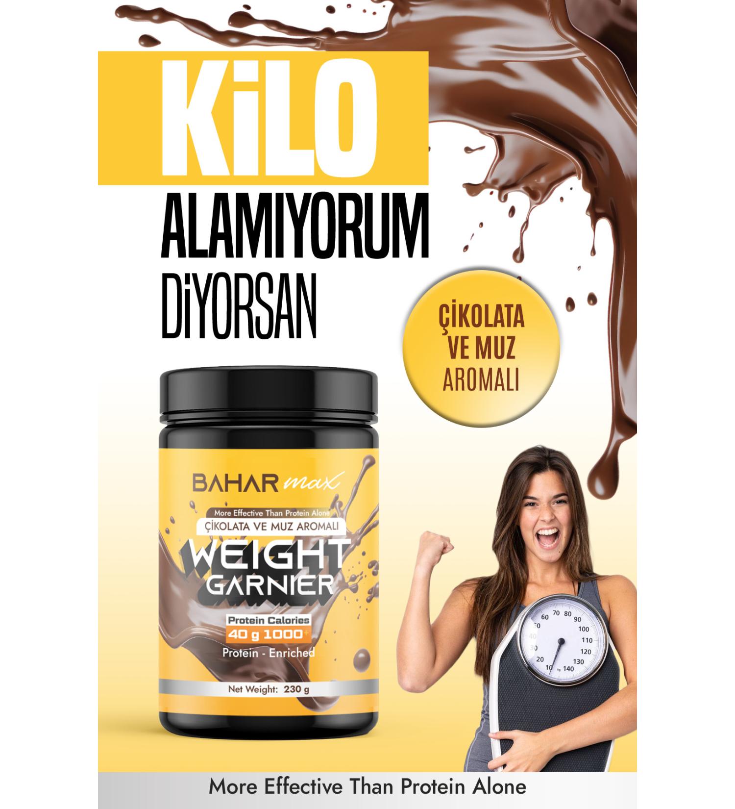 Bahar Kids Weight Gainer Appetite Stimulant Protein Nutritional Supplement Banana and Cocoa Flavored Weight Gainer - Buy Online on GoSupps.com