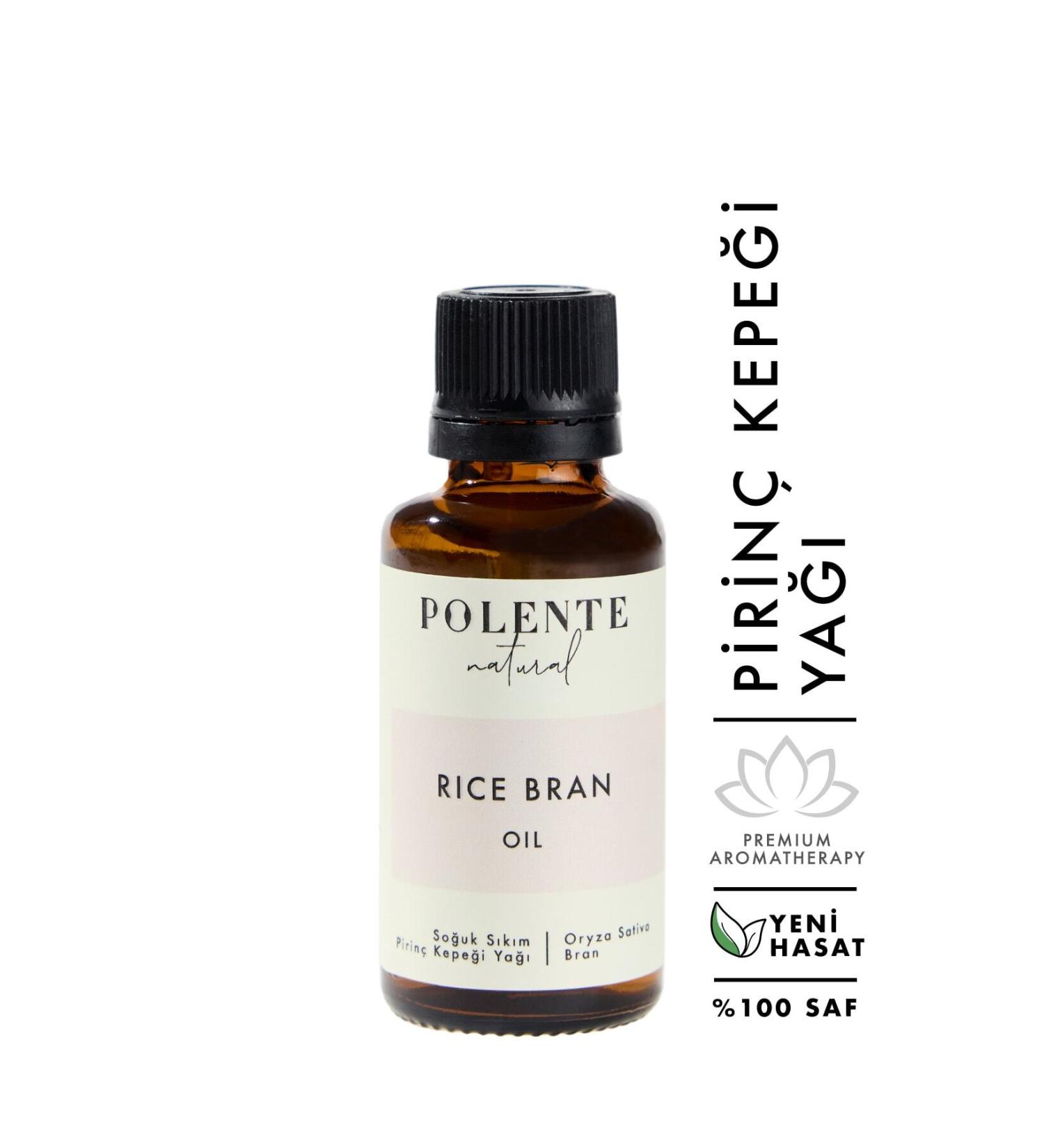 Polente Natural Cold Pressed Rice Bran Oil 30 ml