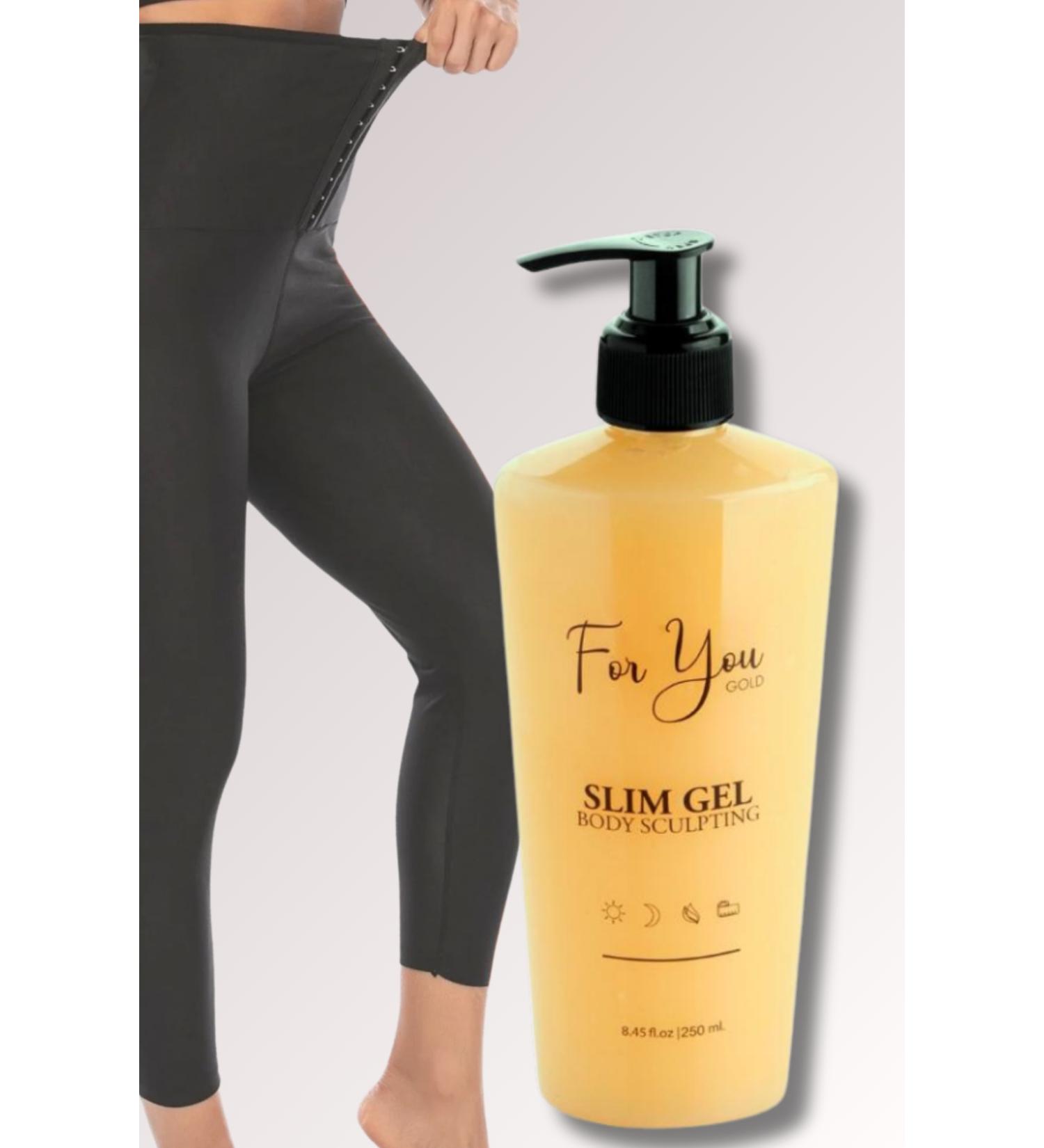 For You Gold Hooked Sauna Thermal Leggings Slim Gel Set