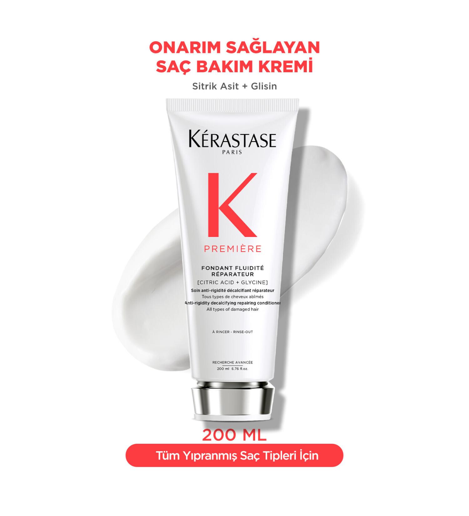 Kerastase CREAM-457 Premiere Fondant Fluidite Reparateur Repairing Hair Care Cream 200 ml MOISTURE - Buy Online on GoSupps.com