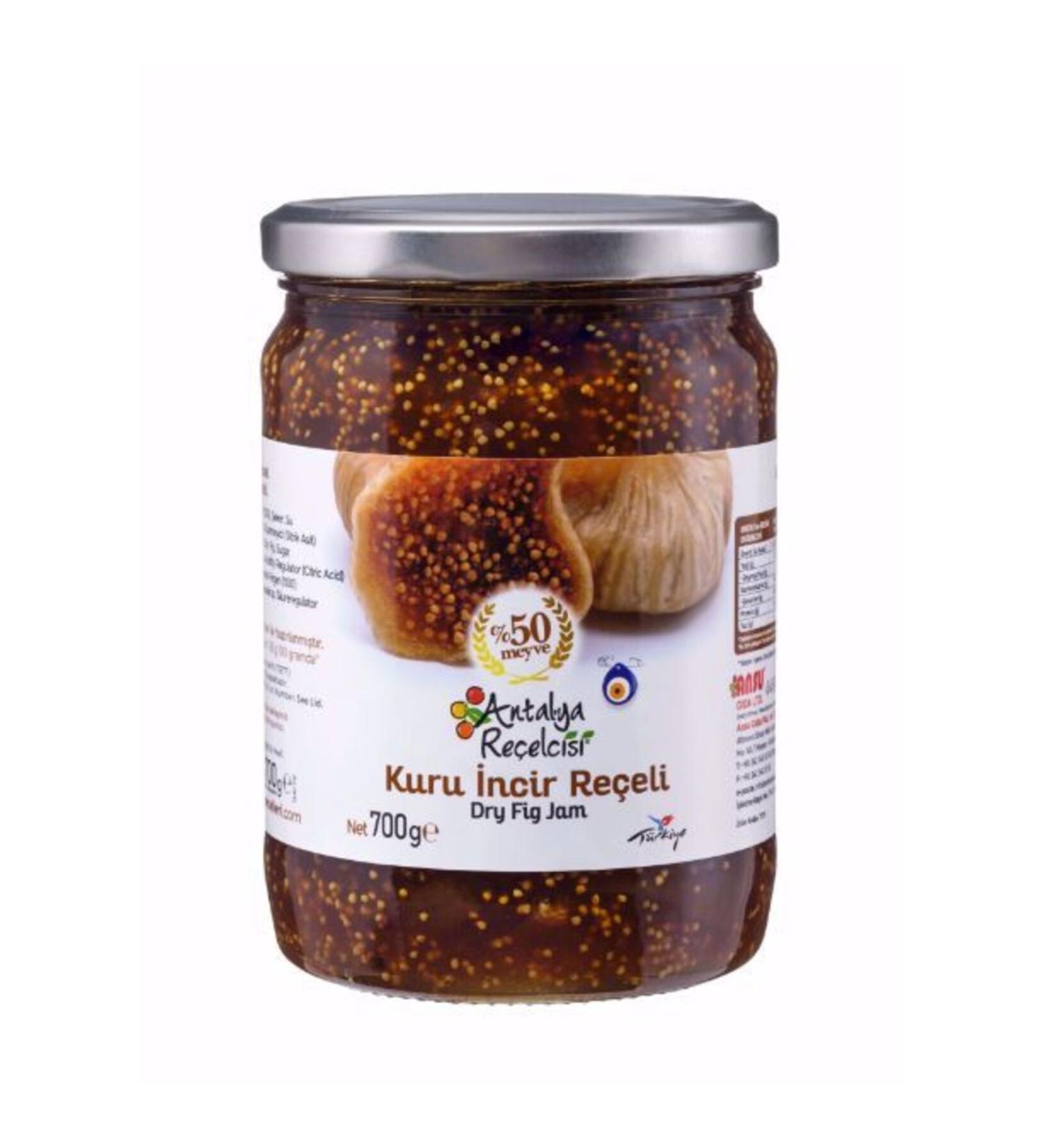 Antalya Jam Shop Dried Fig Jam 700g Classic Series
