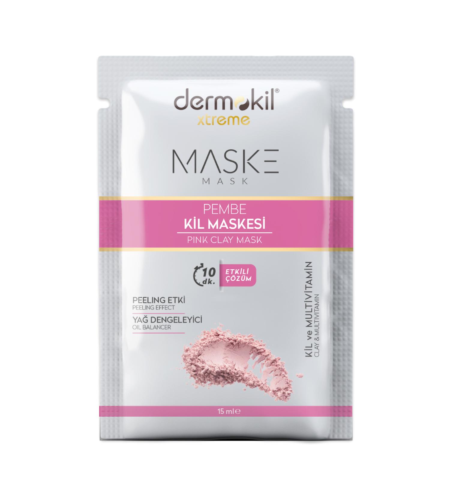 Dermokil Pink Clay Face Mask 15 ml 8697916010944