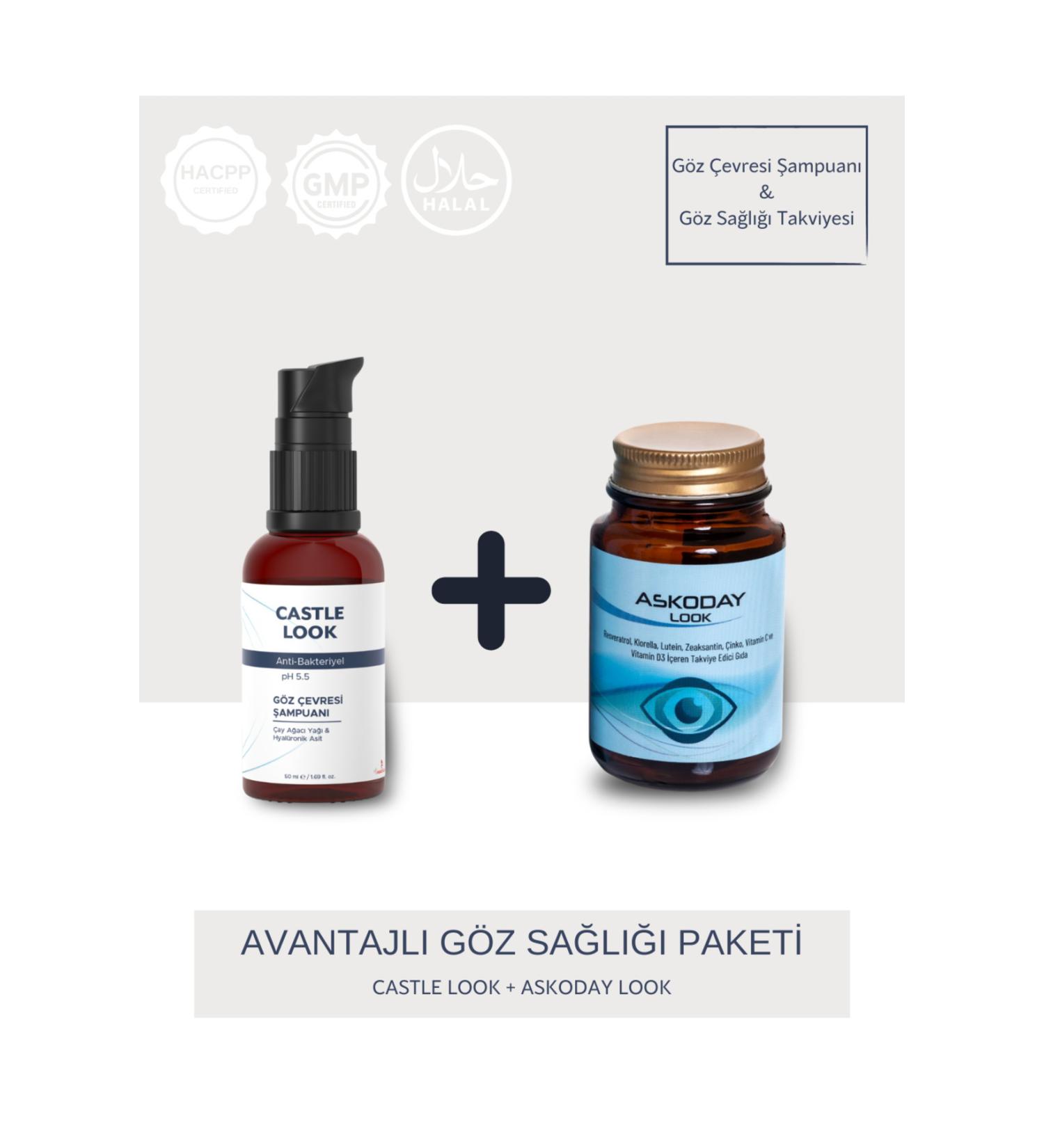 ASSODAY LOOK & CASTLE LOOK - EYE HEALTH AND EYE HYGIENE SET SUPPLEMENTARY FOOD - Buy Online on GoSupps.com