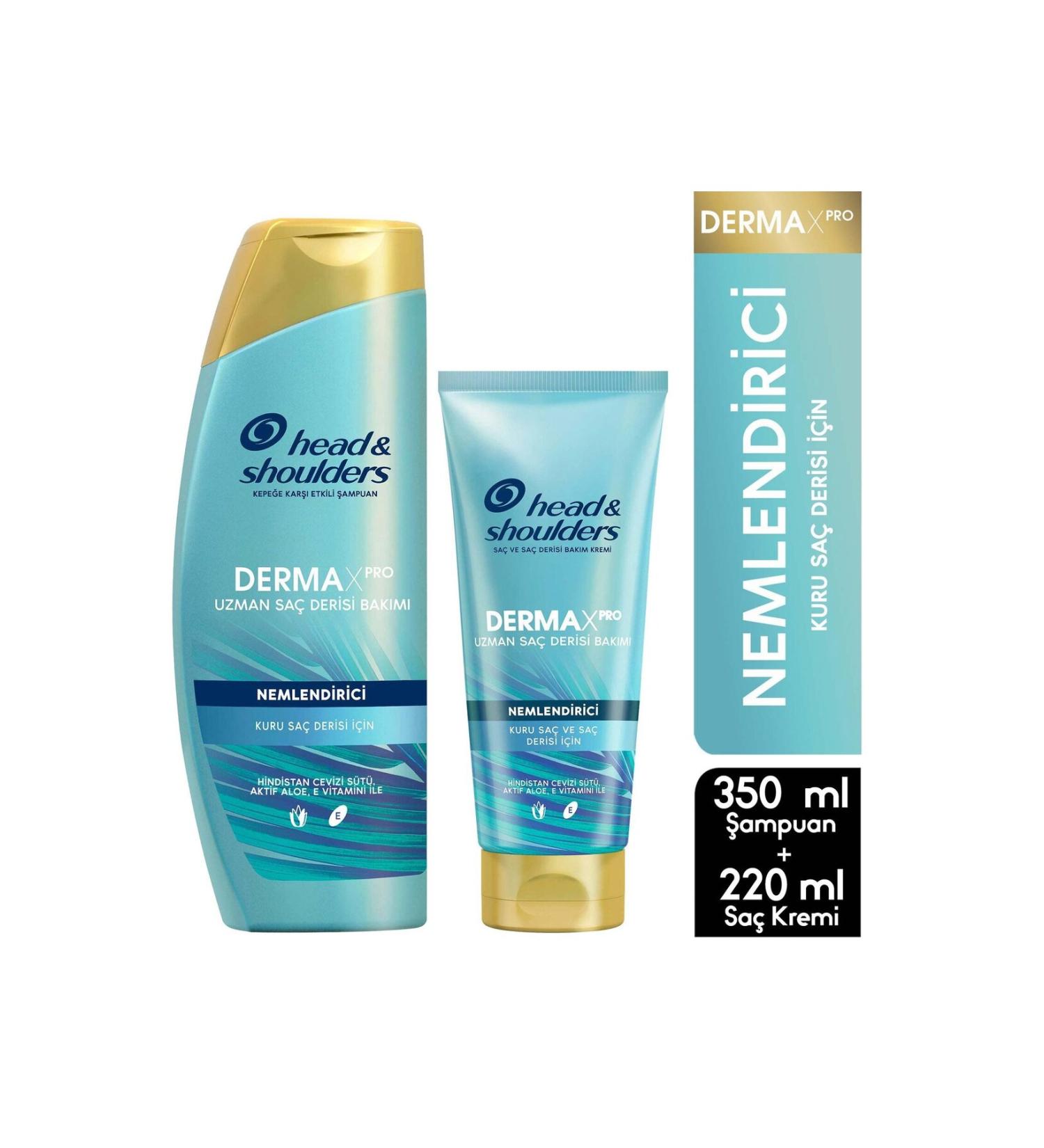 Head And Shoulders Head & Shoulders Derma X Pro Moisturizing Shampoo 350ml Conditioner 220ml - Buy Online on GoSupps.com