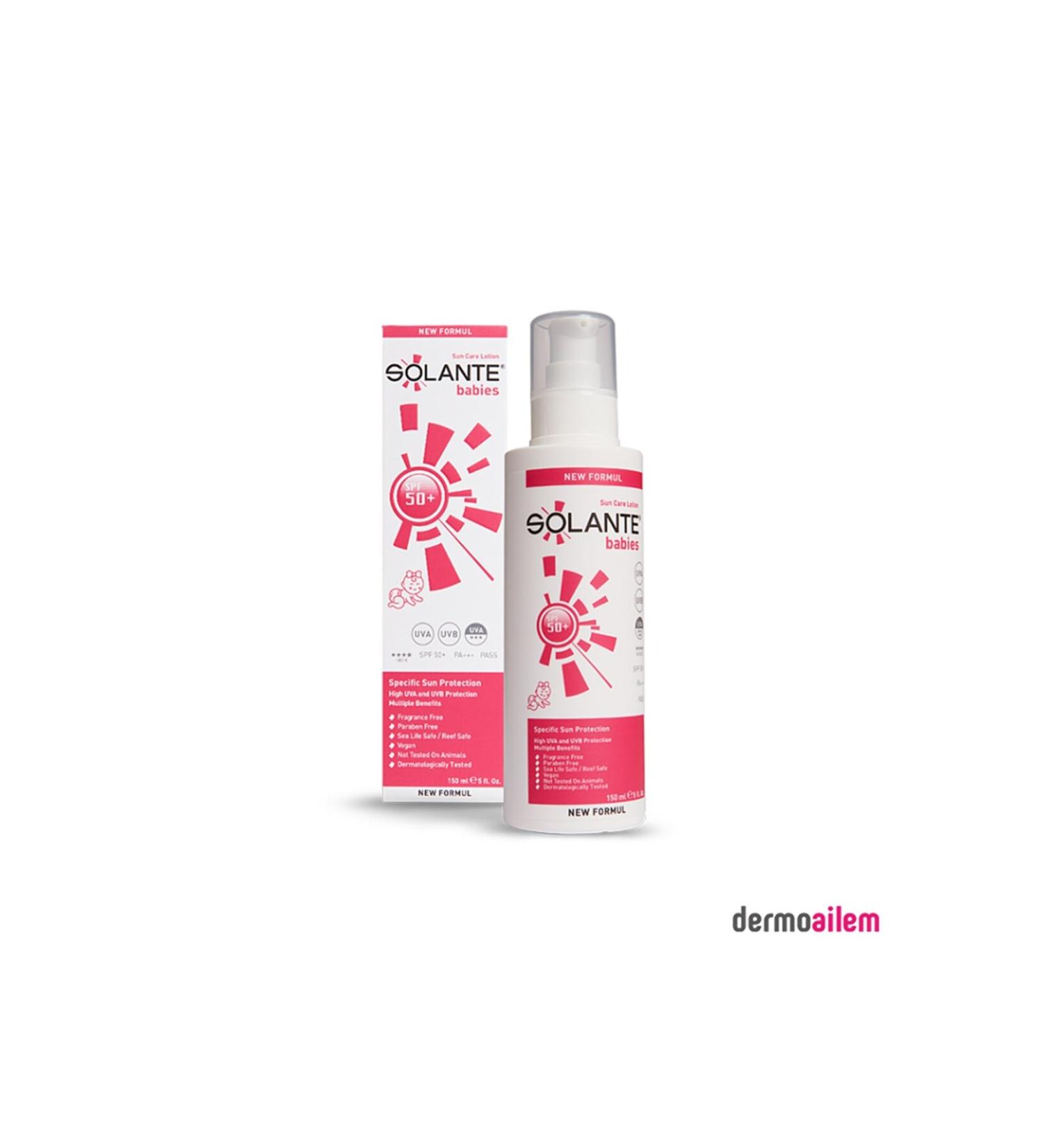 Solante Babies Sun Lotion Spf 50 Factor 150 ml