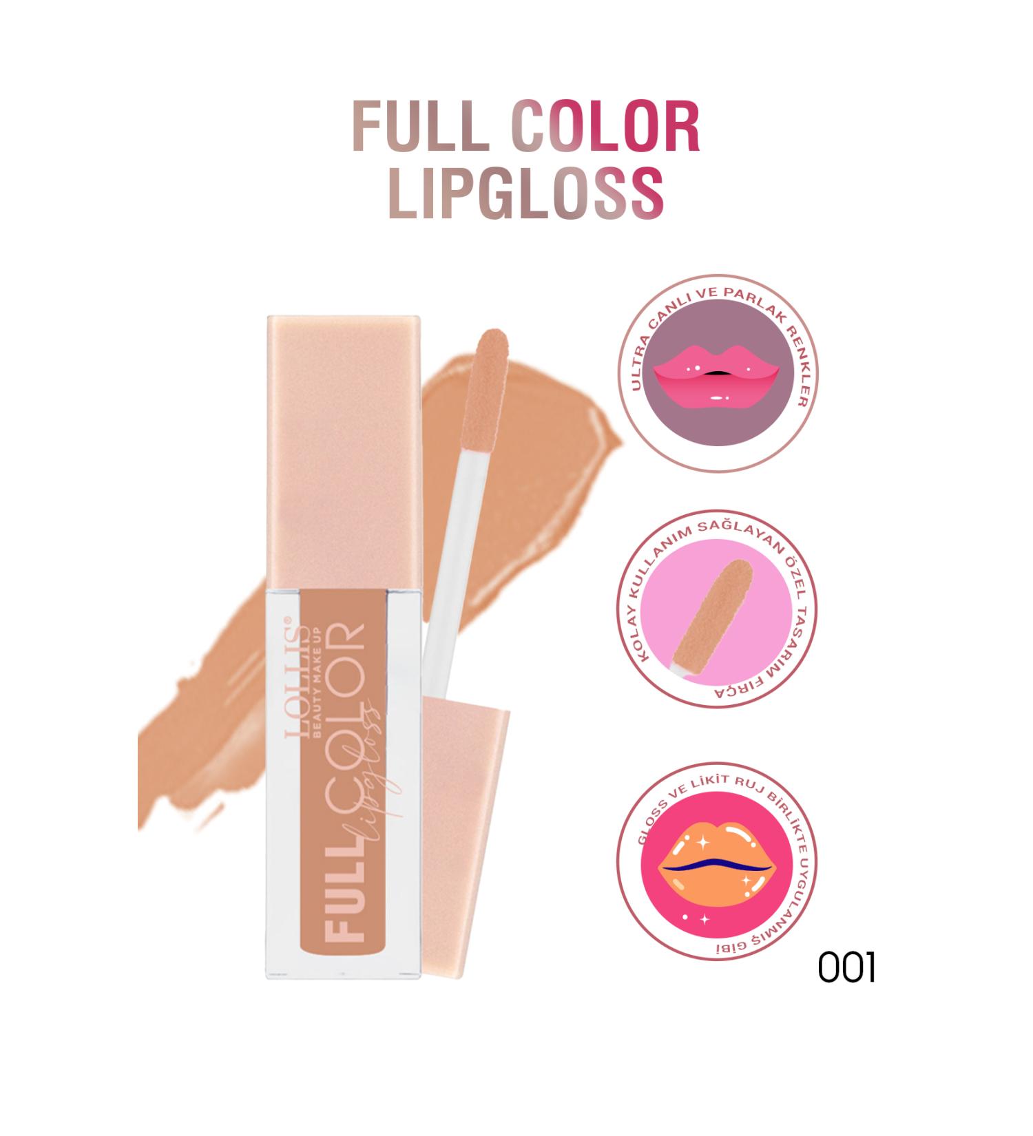 Lollis Full Color Lipgloss 001 Bare Nude