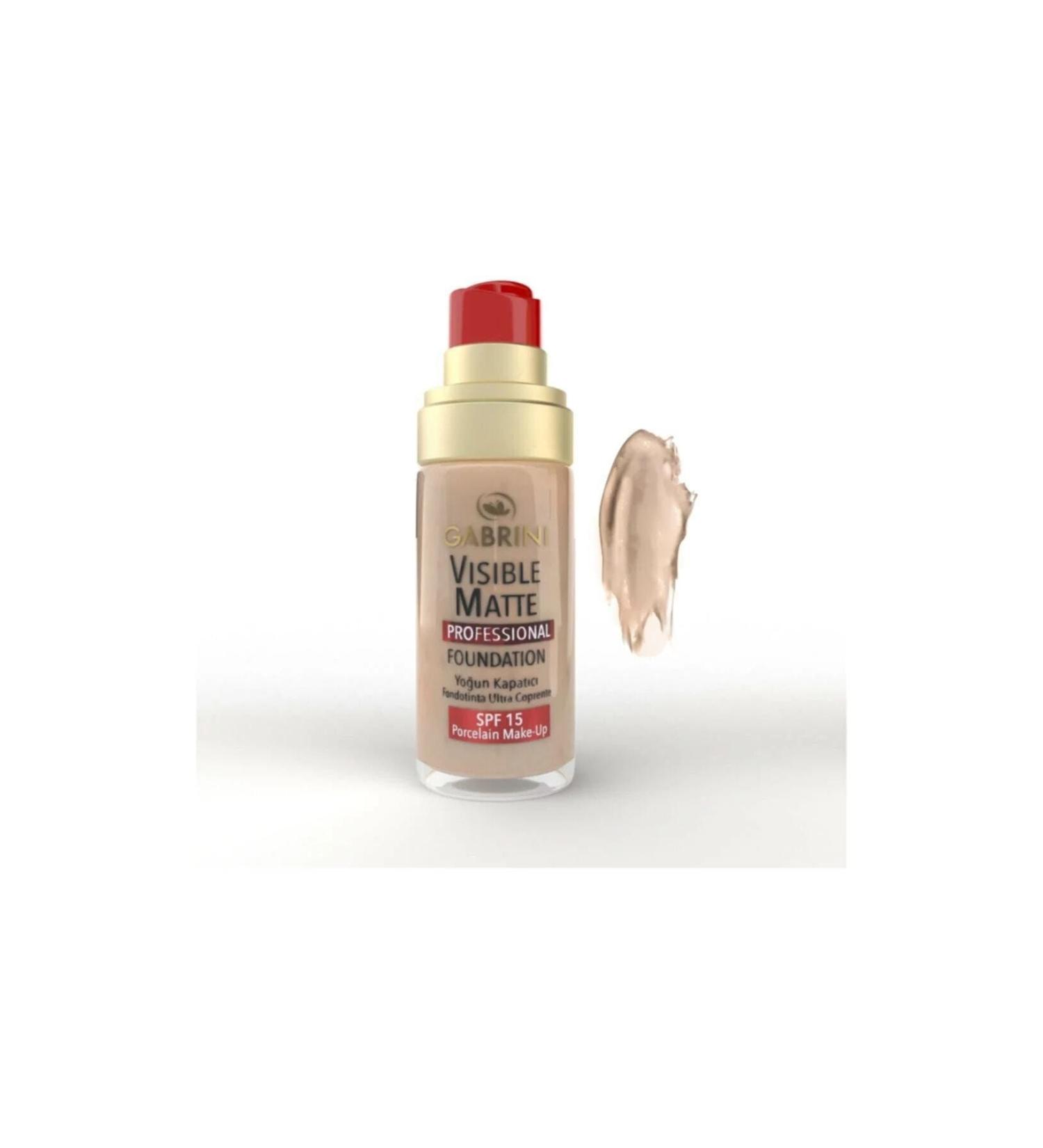 Gabrini Visible Matte Foundation Dark Tone Spf:15 30 ml No 4