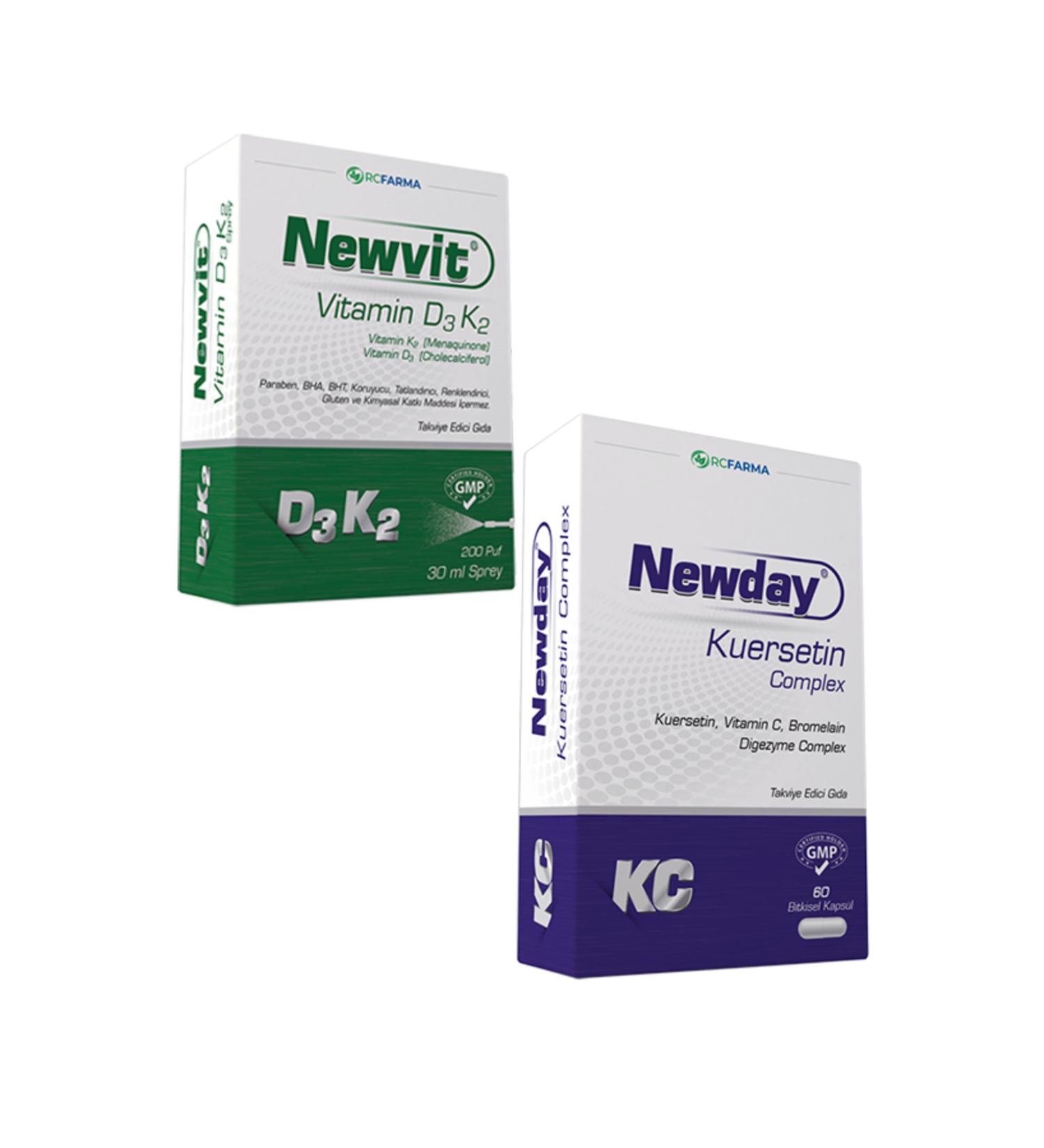 newday Quercetin + Newvit D3 K2