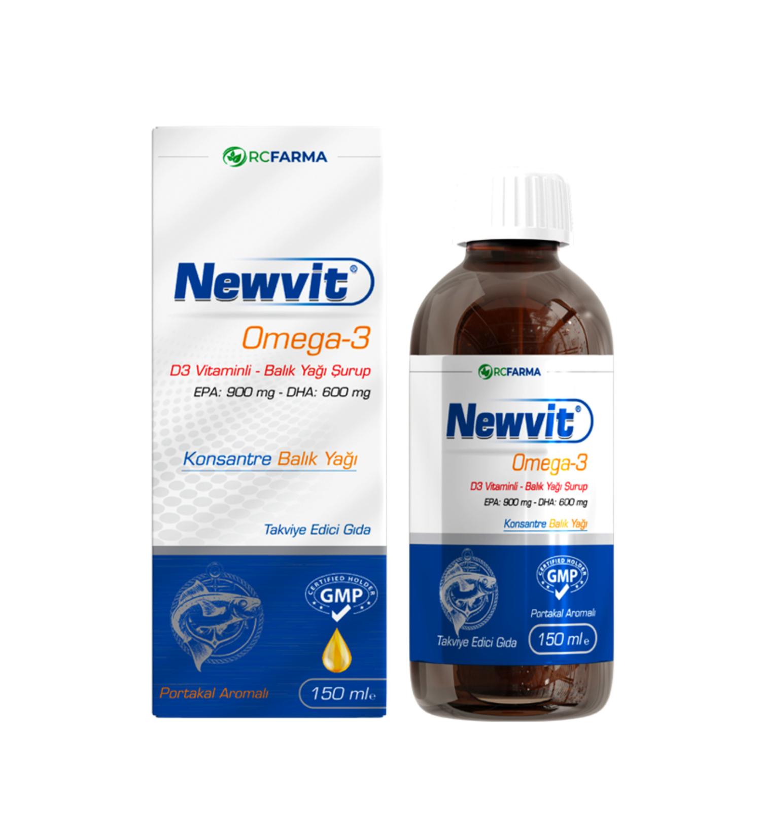 Newvit Omega 3 Syrup 150 ml