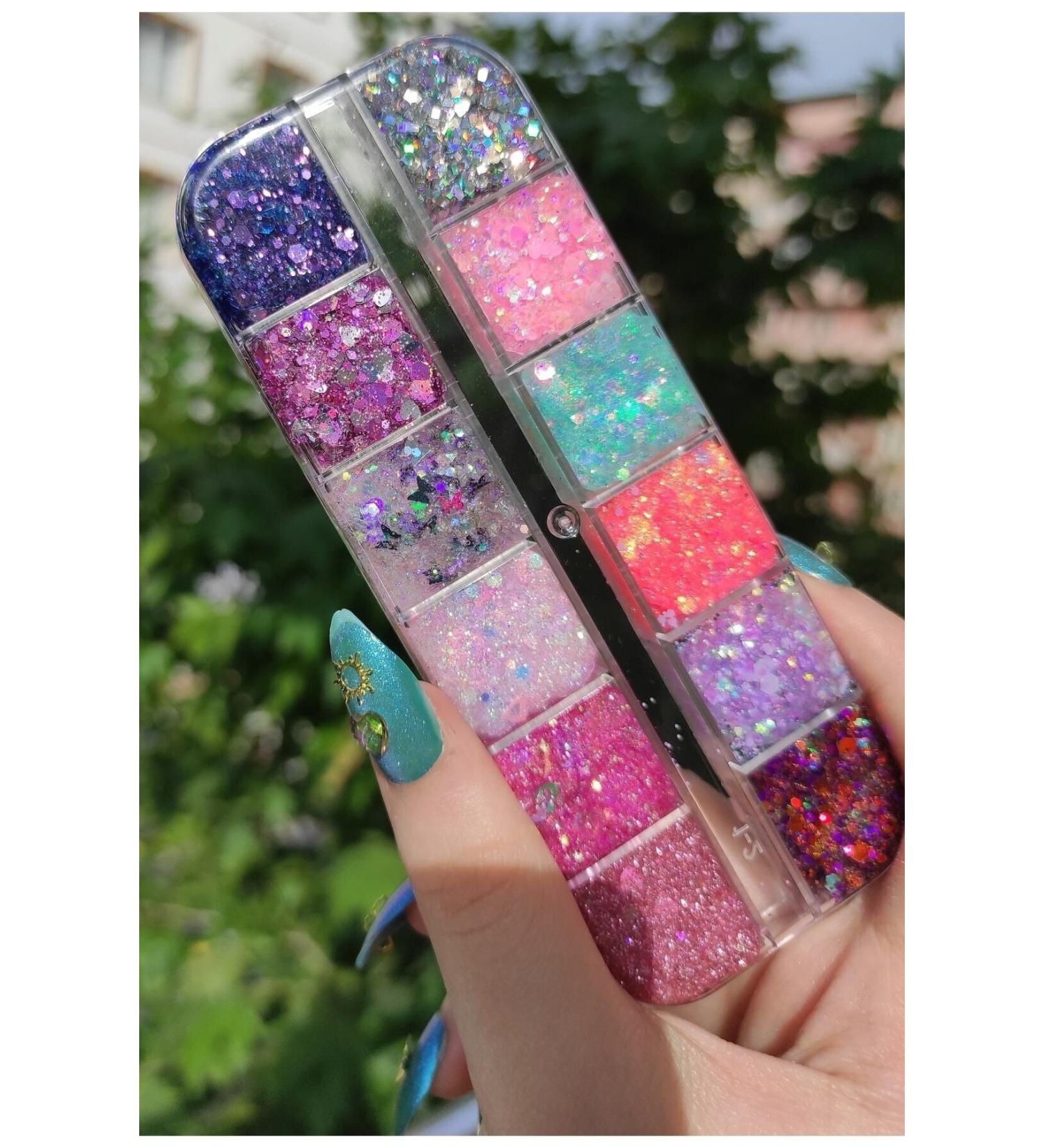 Serashine Glitter Gel Eyeshadow Glittery Creamy Gel Eyeshadow Palette 3 - Buy Online on GoSupps.com
