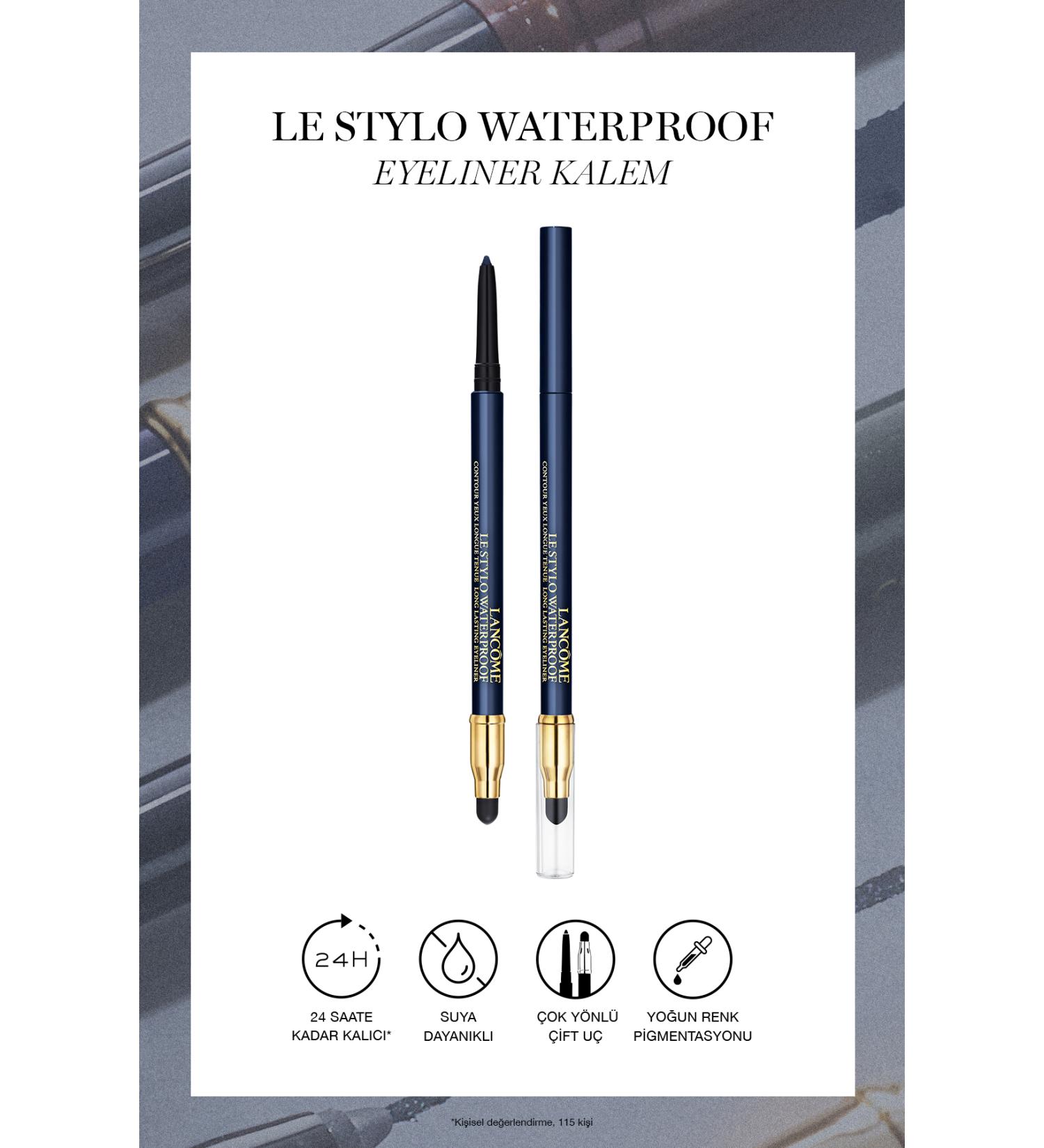 Lancome Le Stylo Waterproof Eye Pencil 07 Blue 3614273436410 - Buy Online on GoSupps.com