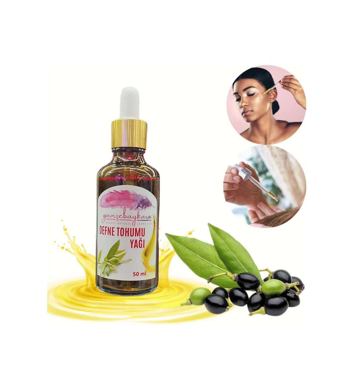 gamzebaykarabeauty GRAPE SEED OIL 50 ML PURE NATURAL COLD PRESSED