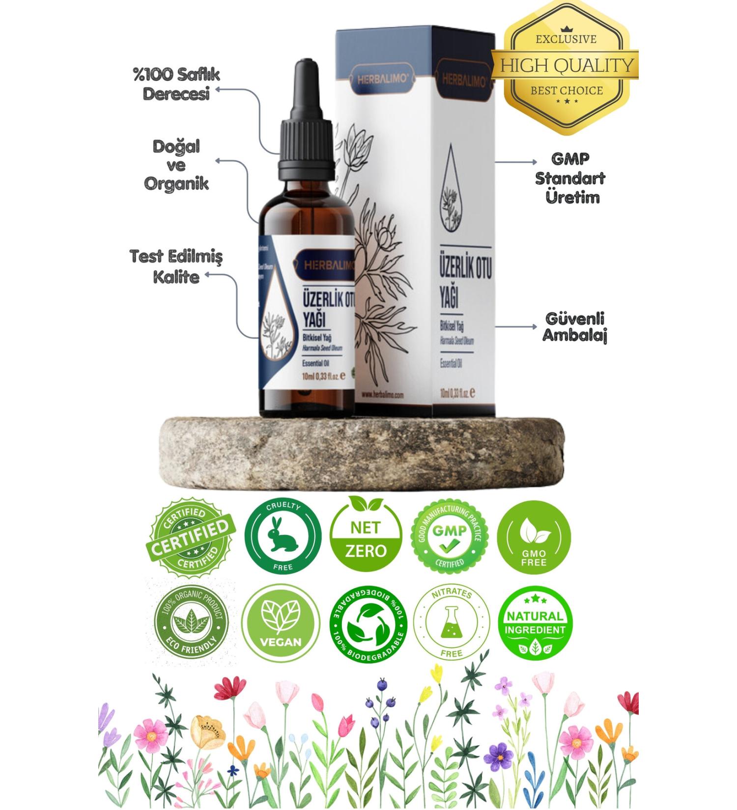 herbalimo Harmala Seed Oleum Oil // Harmala Seed Oleum 10 Ml - Buy Online on GoSupps.com