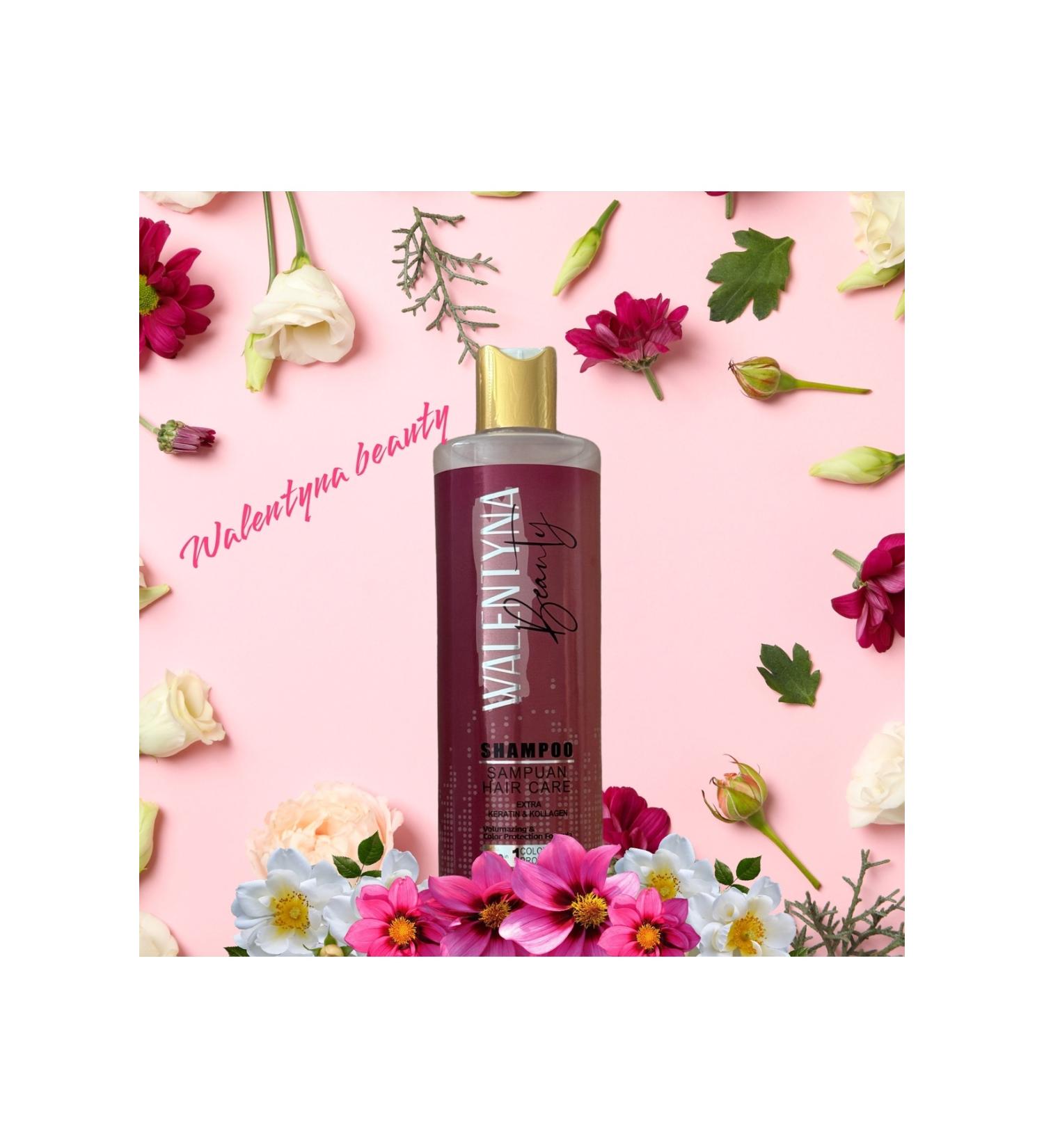 WALENTYNA BEAUTY Shampoo Hair Care Extra Keratin & Collagen 375 ml