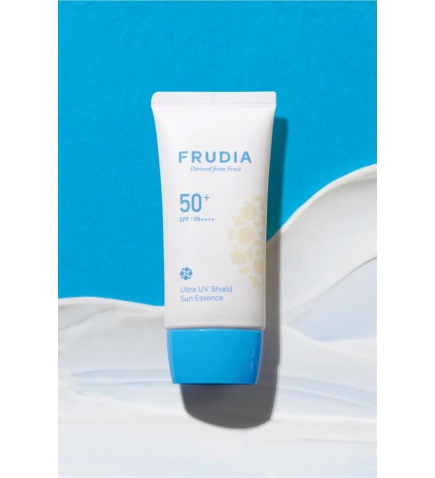 Frudia ULTRA UV SHIELD SUN ESSENCE - Deeply Moisturizing and Refreshing Sun Cream 50 gr Spf50 CYT79