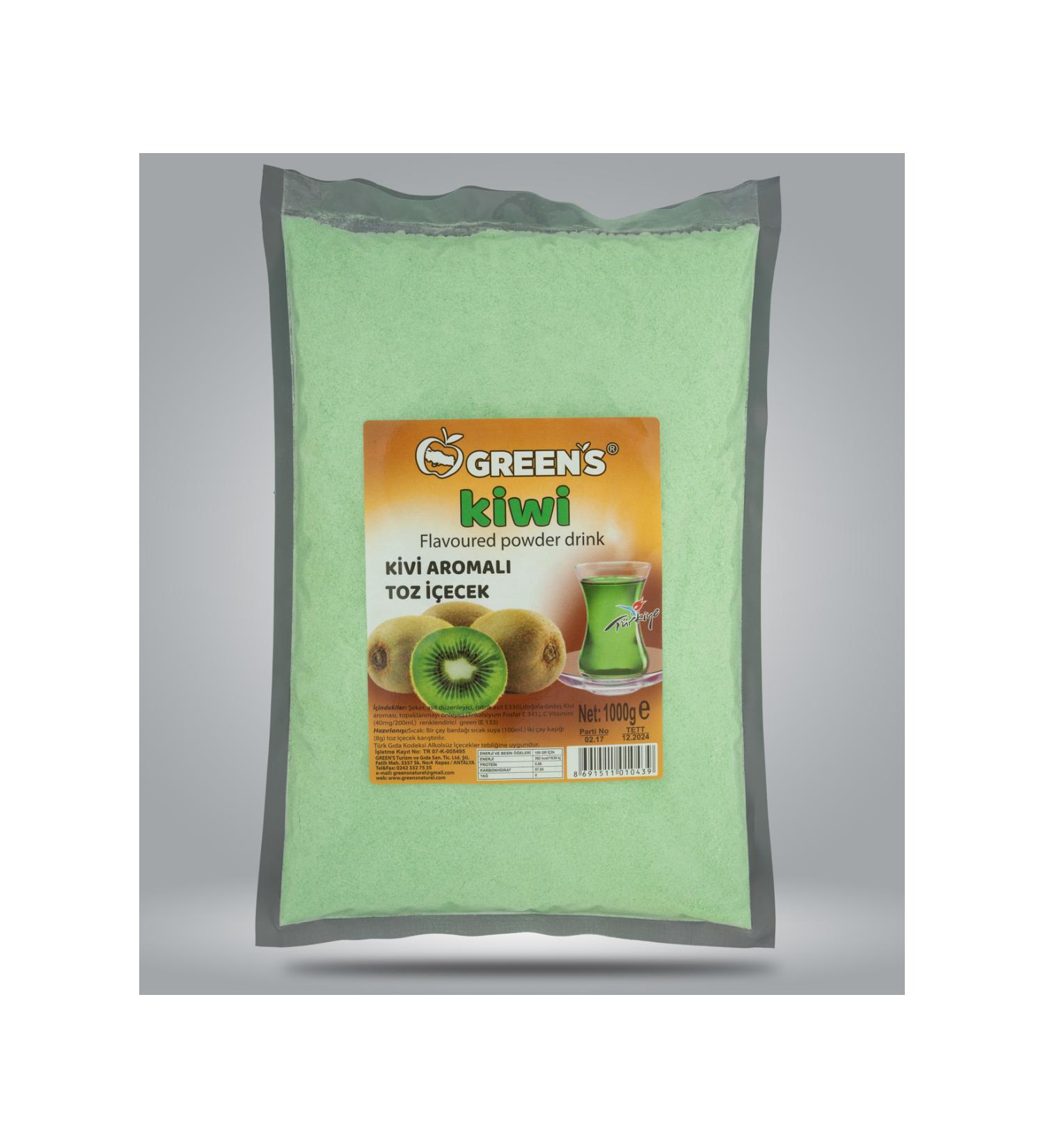 Green's Kiwi Flavored Powder Tea 1000 gr