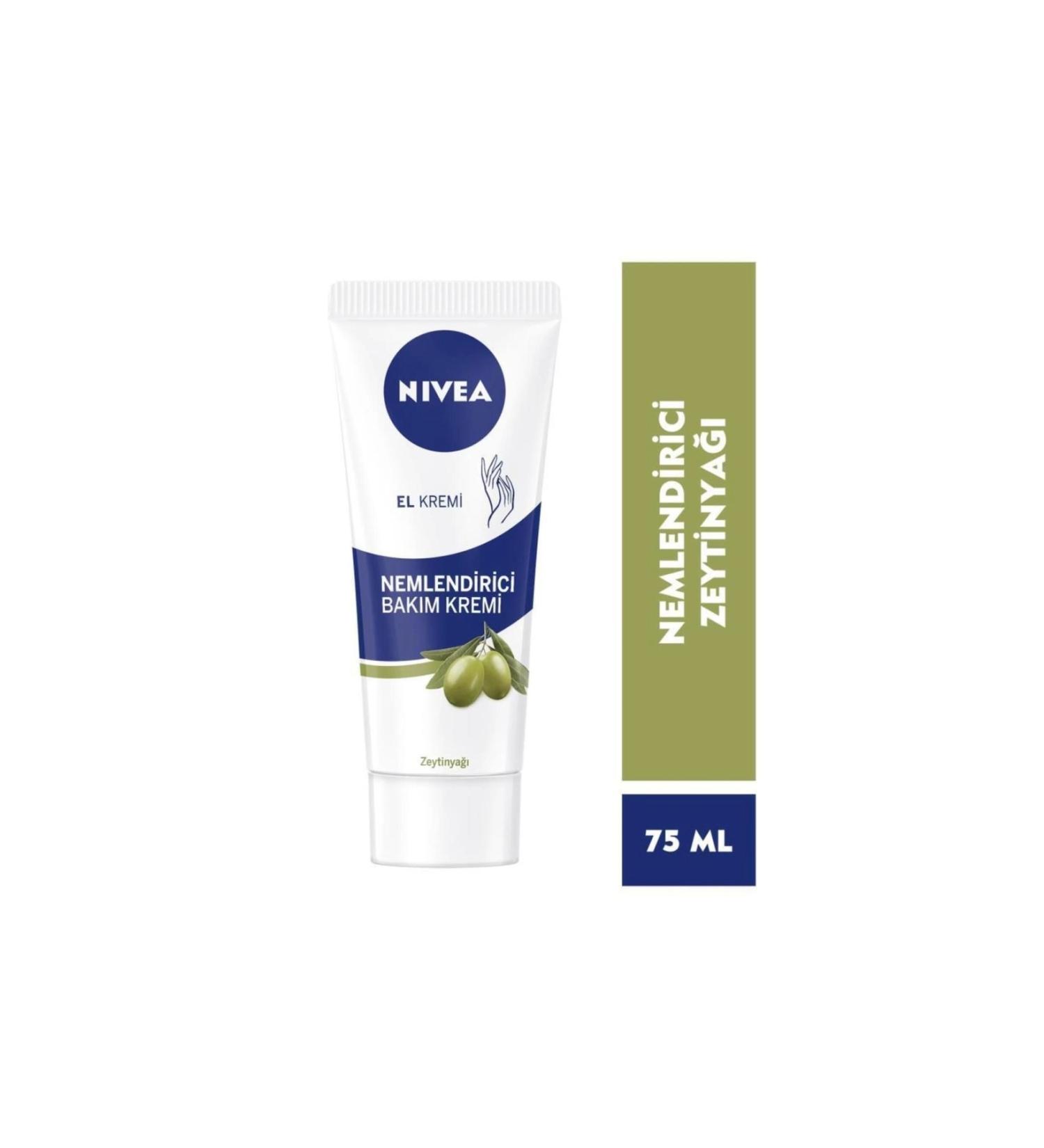 NIVEA Hand Cream Olive Oil Moisturizing Care Cream 75 ml - Buy Online on GoSupps.com