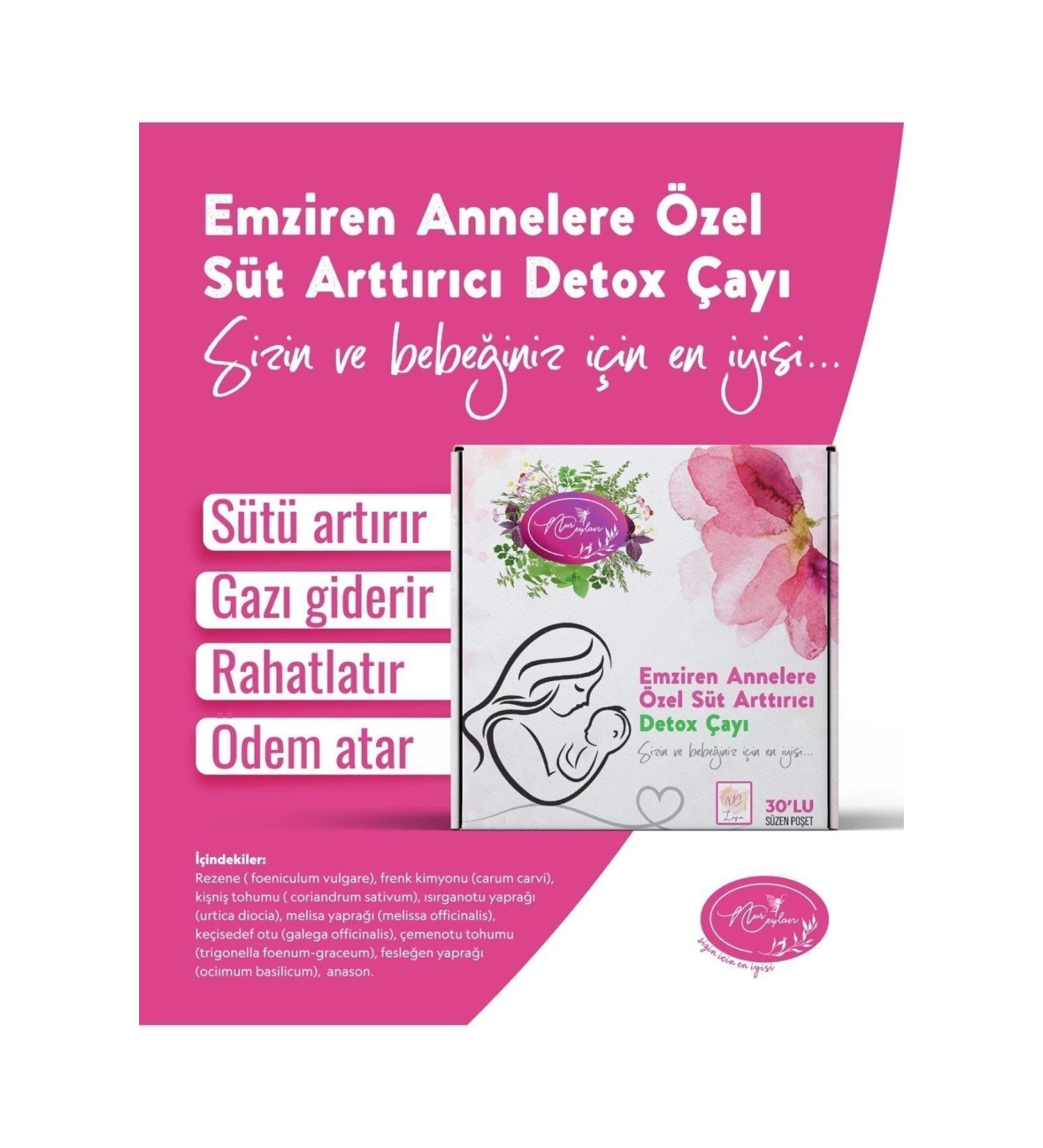 NURCEYLAN 30-Use Detox Tea for Breastfeeding Mothers - Buy Online on GoSupps.com