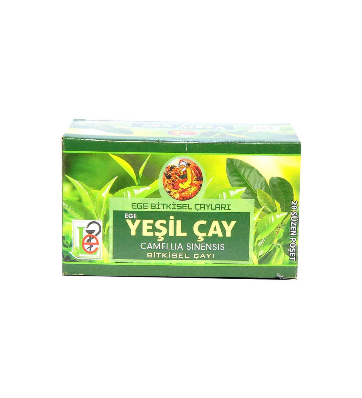 colezium CLZ214 Green Tea Herbal Tea 20 Filtering Bags