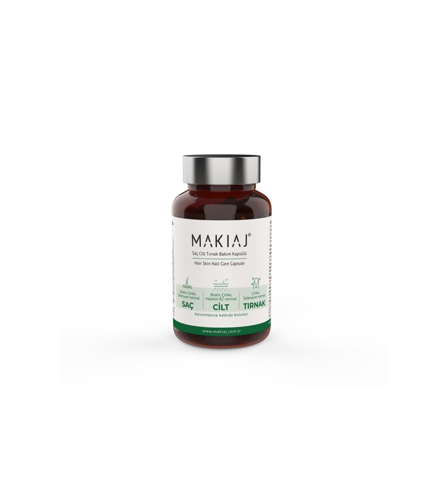 Makiaj Hair Skin Nail Care Capsule