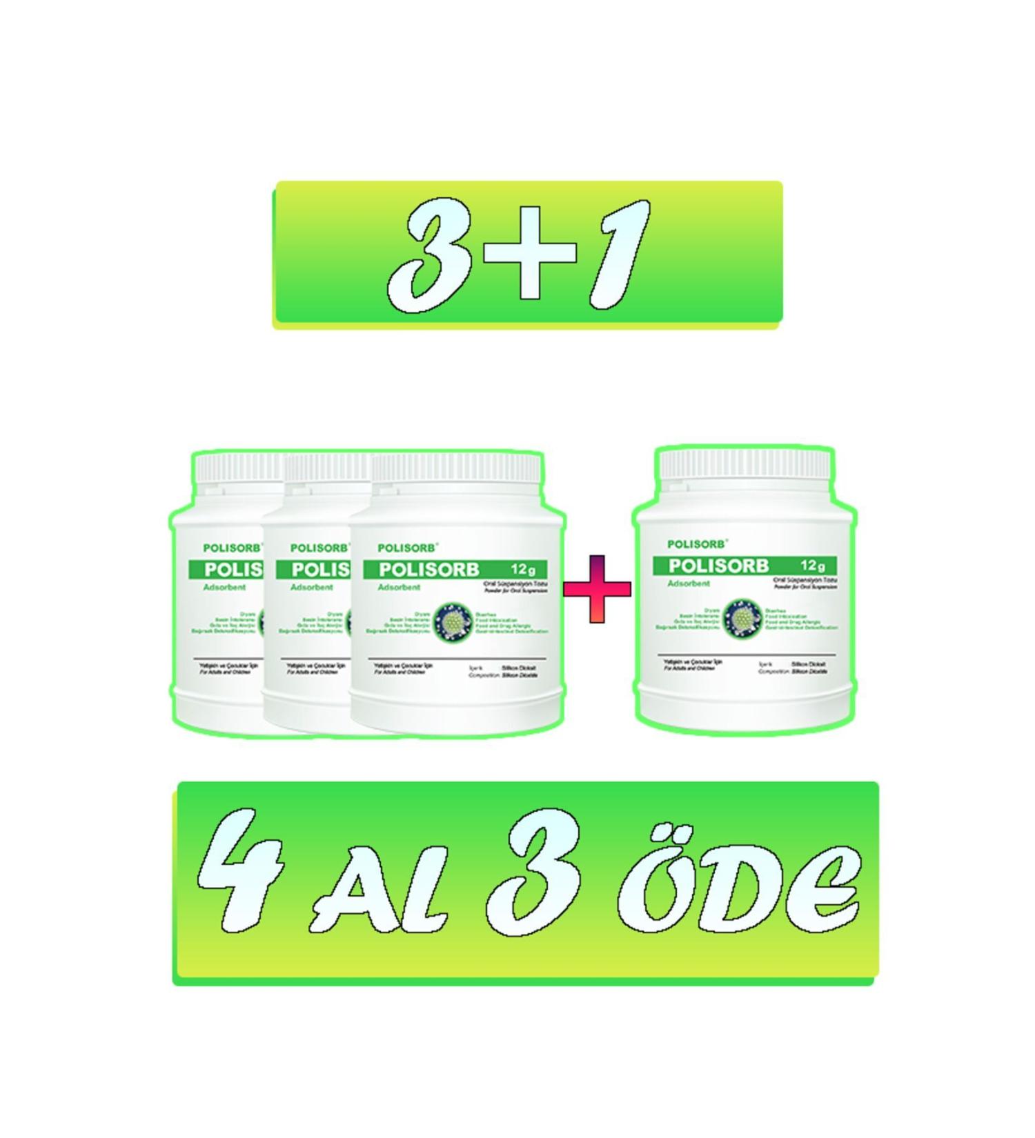 Polisorb POL SORB 12 GR BUY 4 PAY 3 PACKAGE
