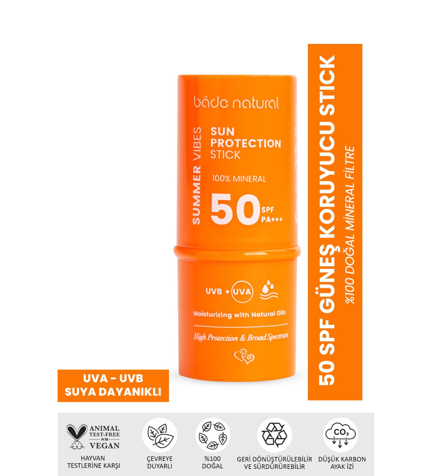 Bade Natural 0 Mineral Filter 50 Spf Nourishing Sunscreen Stick - Buy Online on GoSupps.com