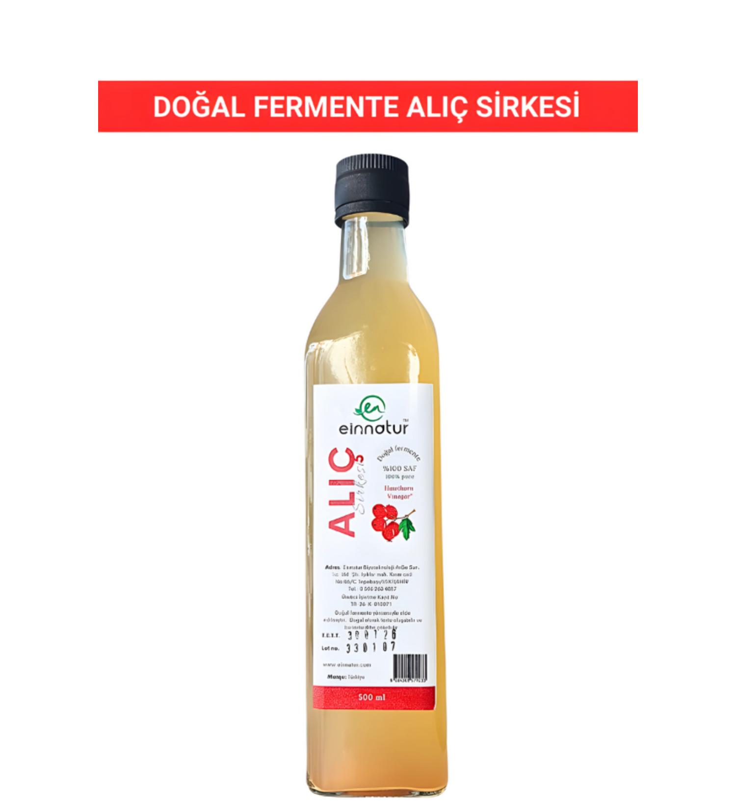 EinNatur Natural Fermented Hawthorn Vinegar 500 Ml