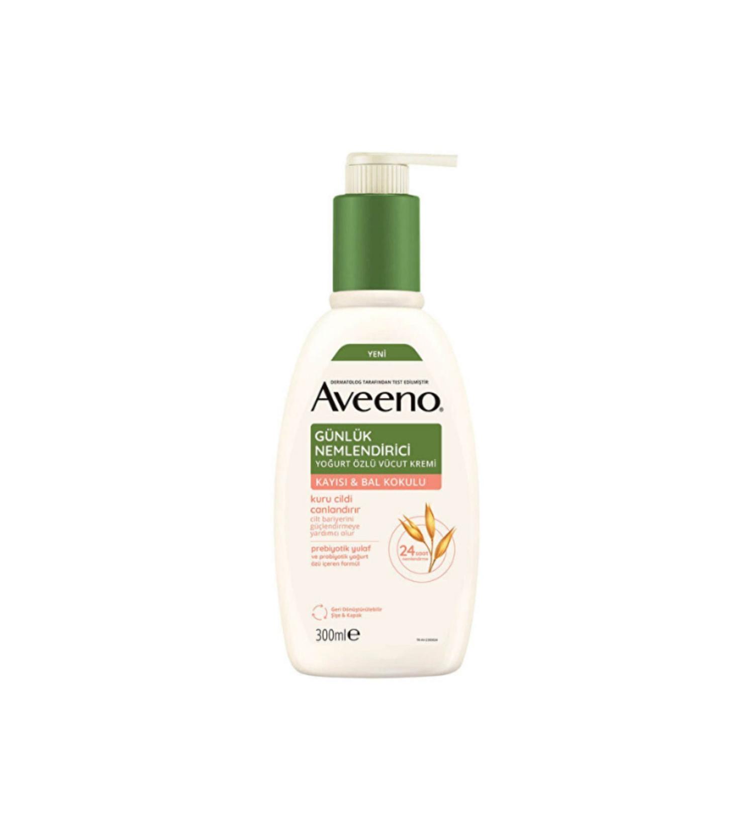 AVEENO APRICOT AND HONEY SCENTED INTENSIVE MOISTURIZING REVIVING BODY LOTION / Apricot&Honey