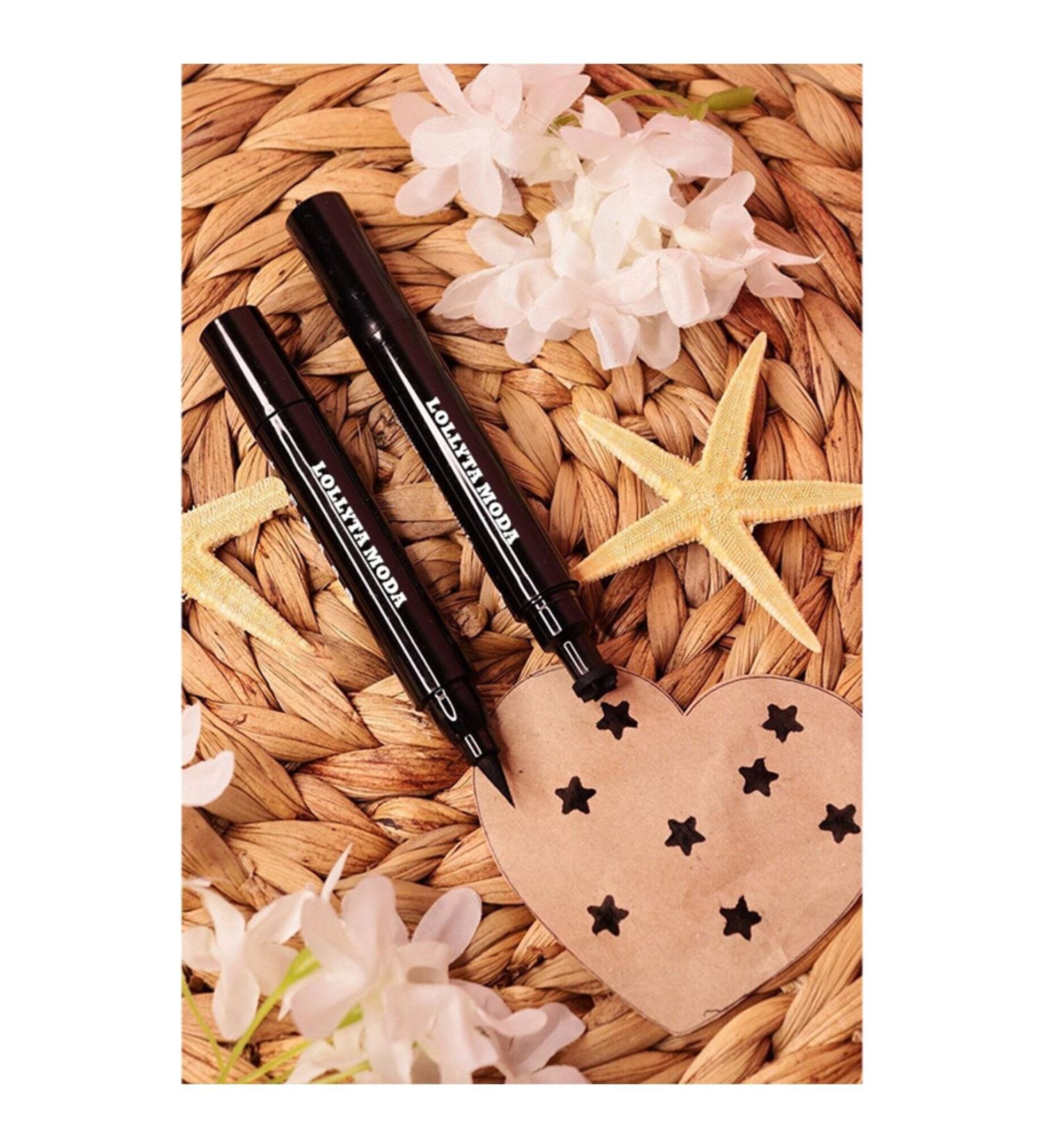 Star Patterned Thick Tip Double-Sided Pencil Eyeliner