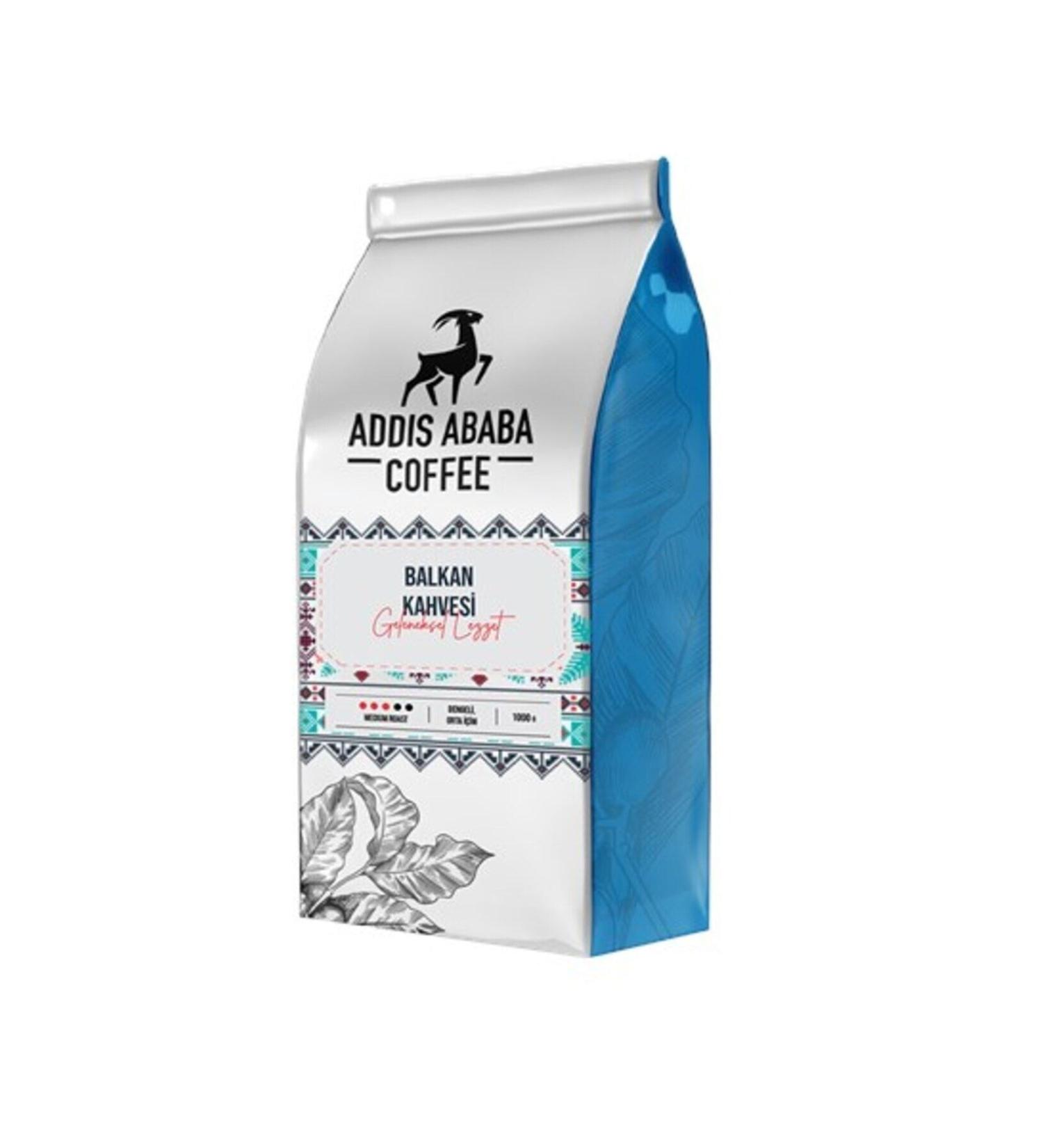 Addis Ababa Coffee Regional Balkan Coffee 1000 Gr.