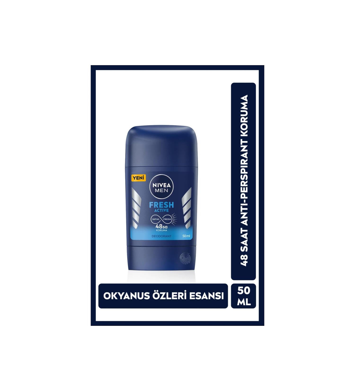 NIVEA Men Men's Stick Deodorant Fresh Active 50 Ml