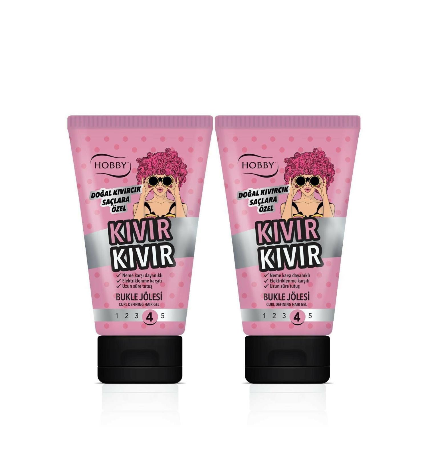 Hobby Curly Curl Hair Gel 150 ml X 2 Pieces