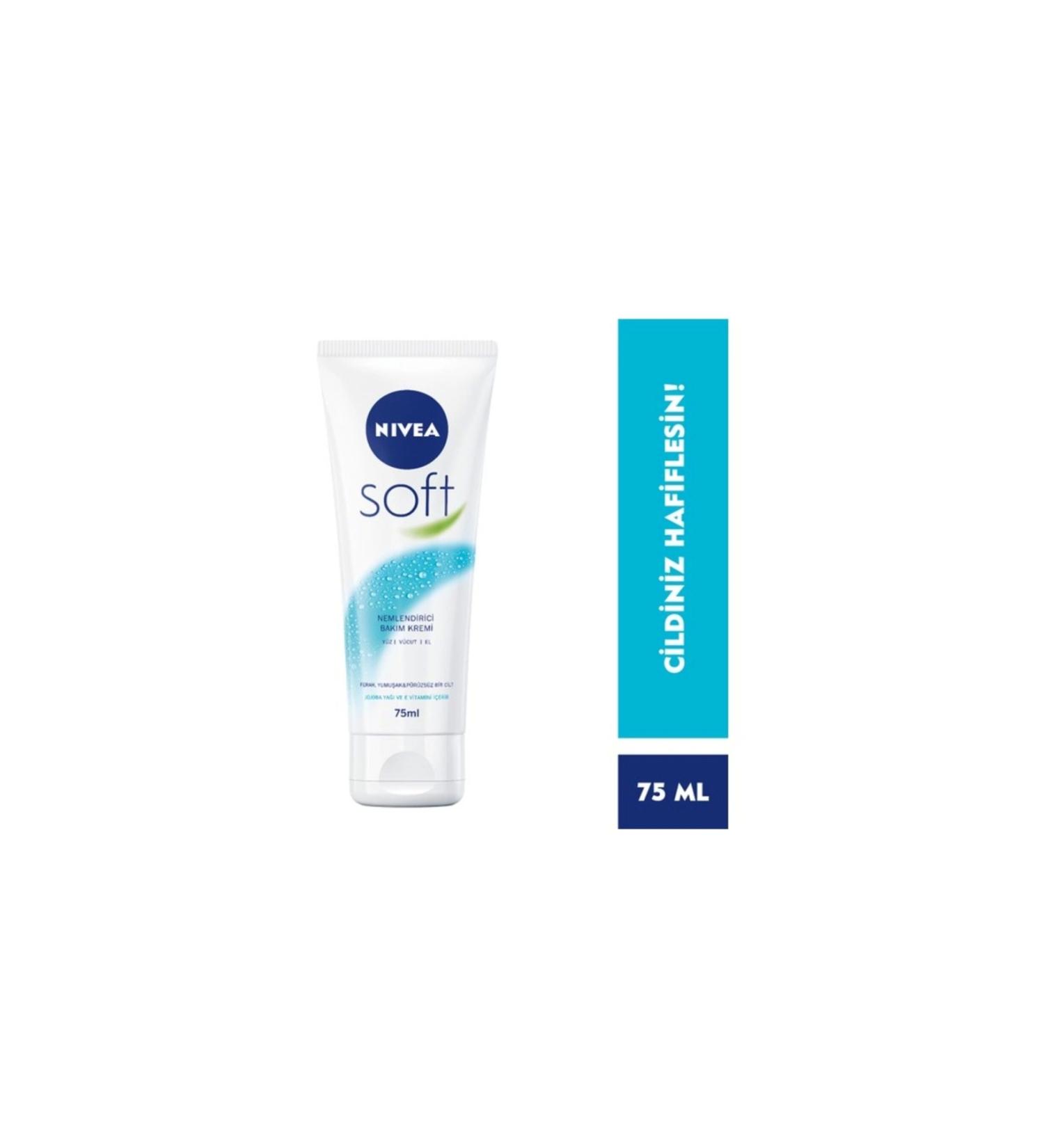 NIVEA Soft Cream 75ml - Buy Online on GoSupps.com