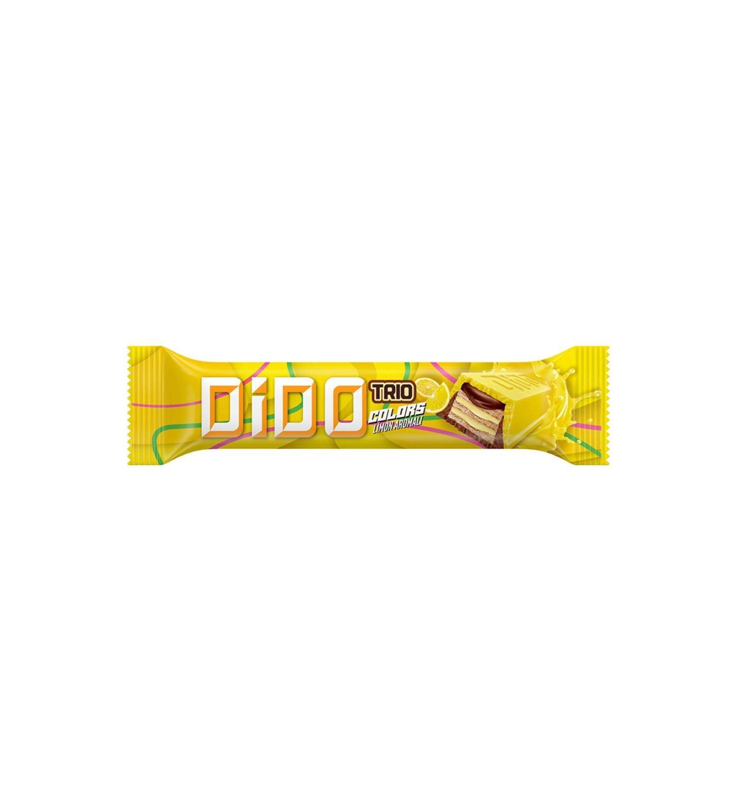 Ulker Dido Trio Colors Lemon 36.5 Gr x 24 Pieces