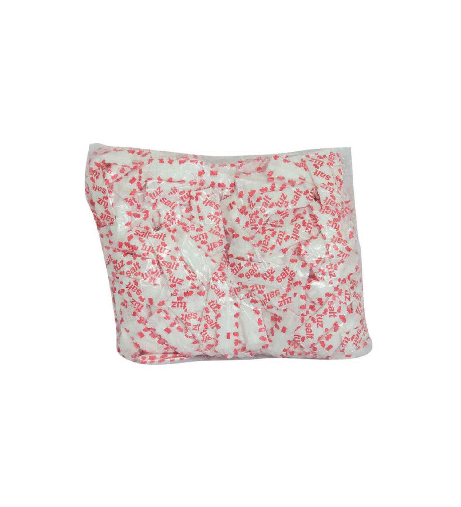 CLZ214 Disposable Packaged Salt 1000 Gr Approximately 570 Pieces 1 Package