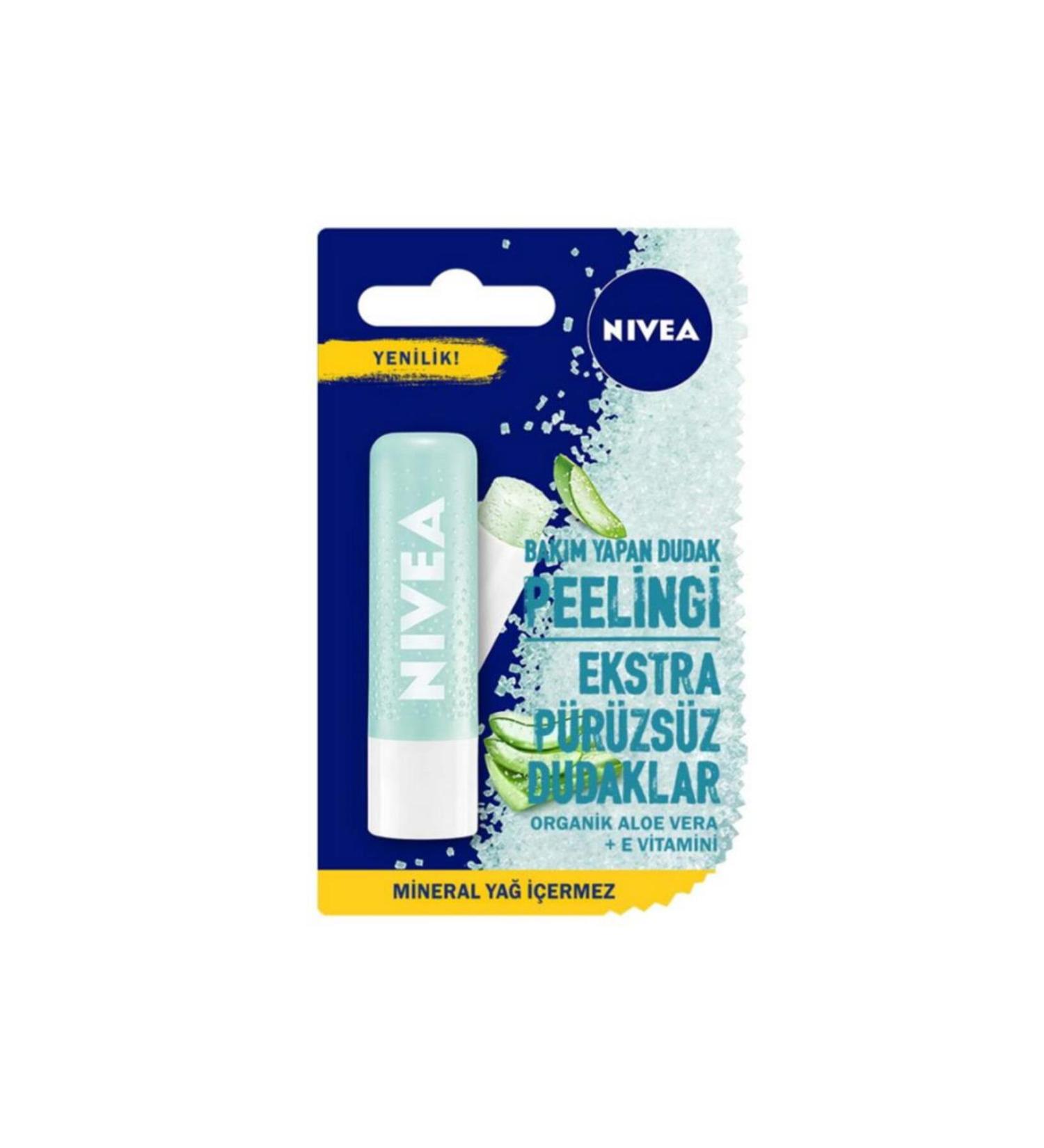 NIVEA Aloe Vera Lip Care Peeling 4.8 gr