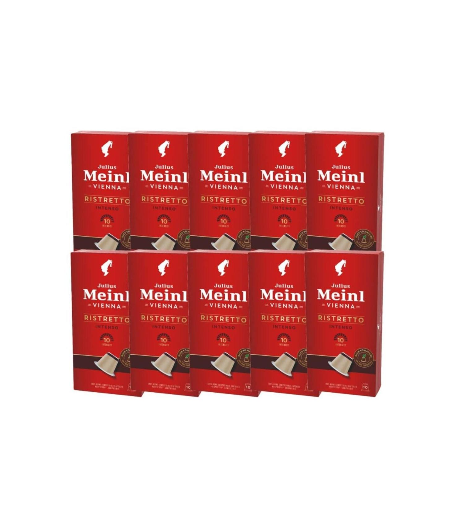Julius Meinl Julius MeinlRistretto Capsule Coffee 10 X 10 PIECES (100 Capsules)