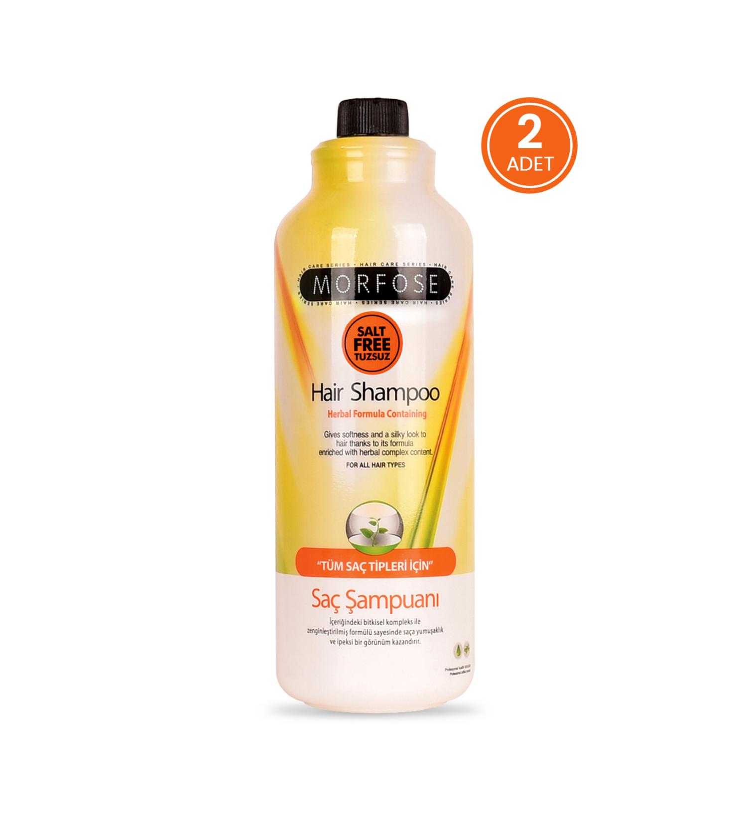 Morfose Shampoo Herbal Salt-Free 1000 ml X 2 Pieces - Buy Online on GoSupps.com