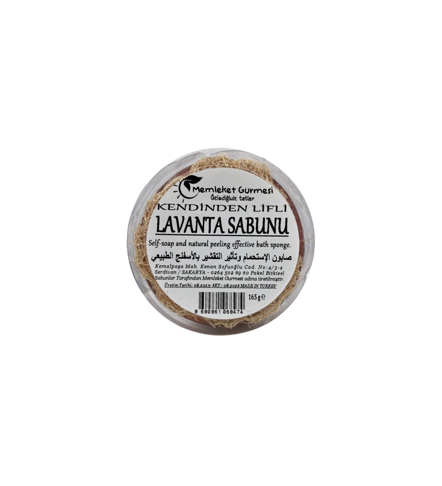 MEMLEKET GOURMESE Self Fiber Lavender Soap 165 gr