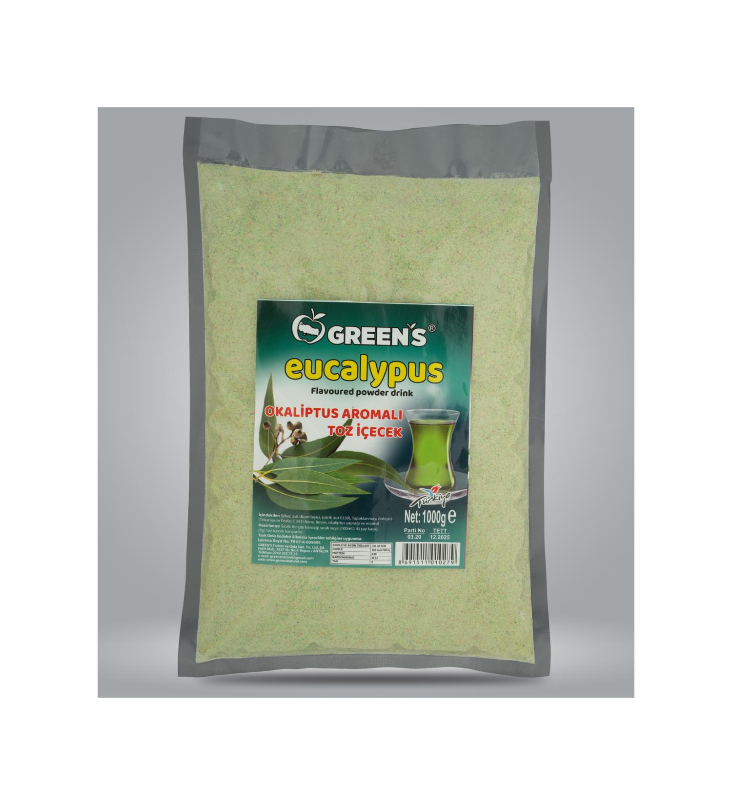 Green's Eucalyptus Flavored Powder Tea 1000 gr