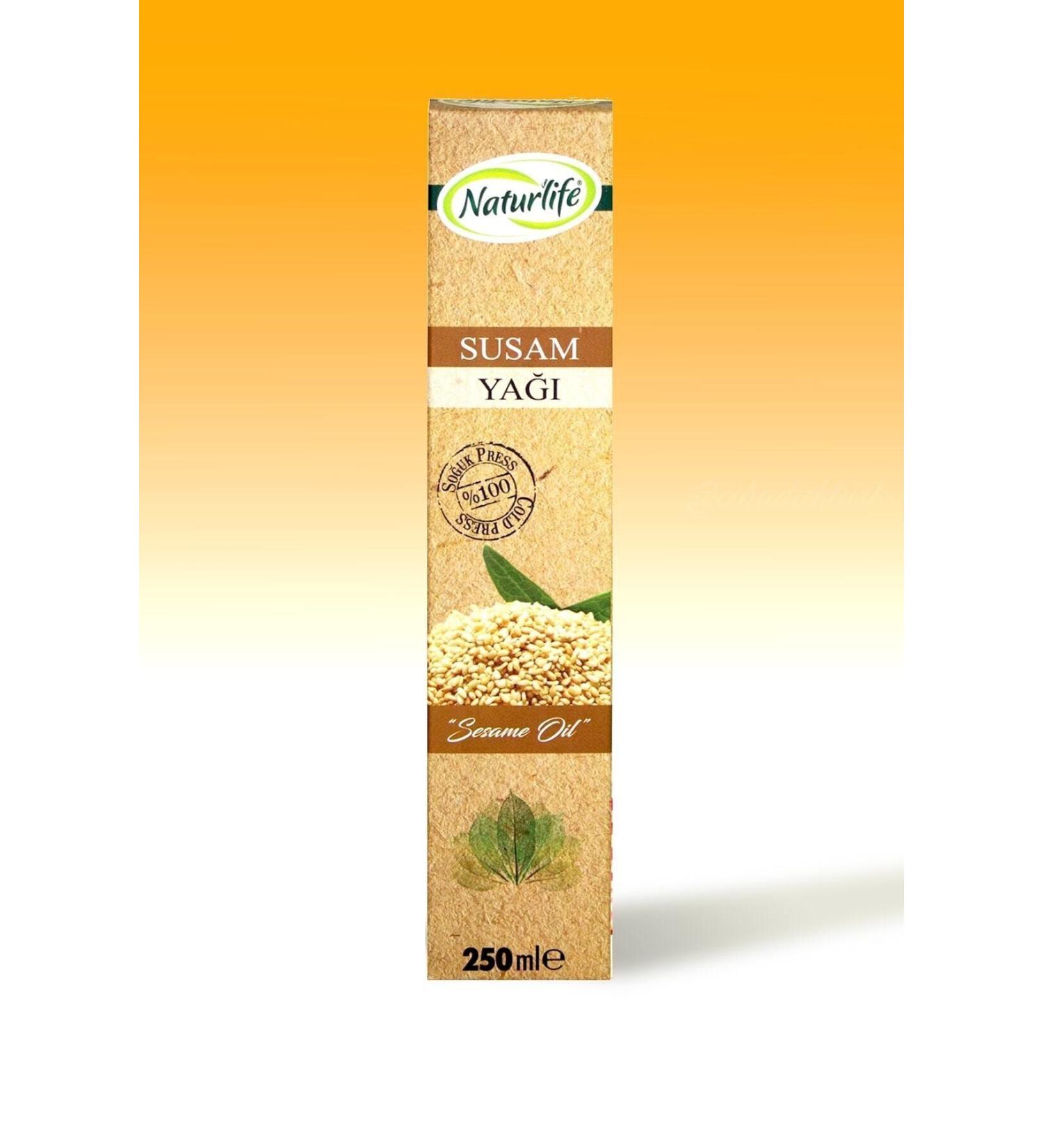 Can Naturlife Sesame Oil 250 ml Cold Pressed