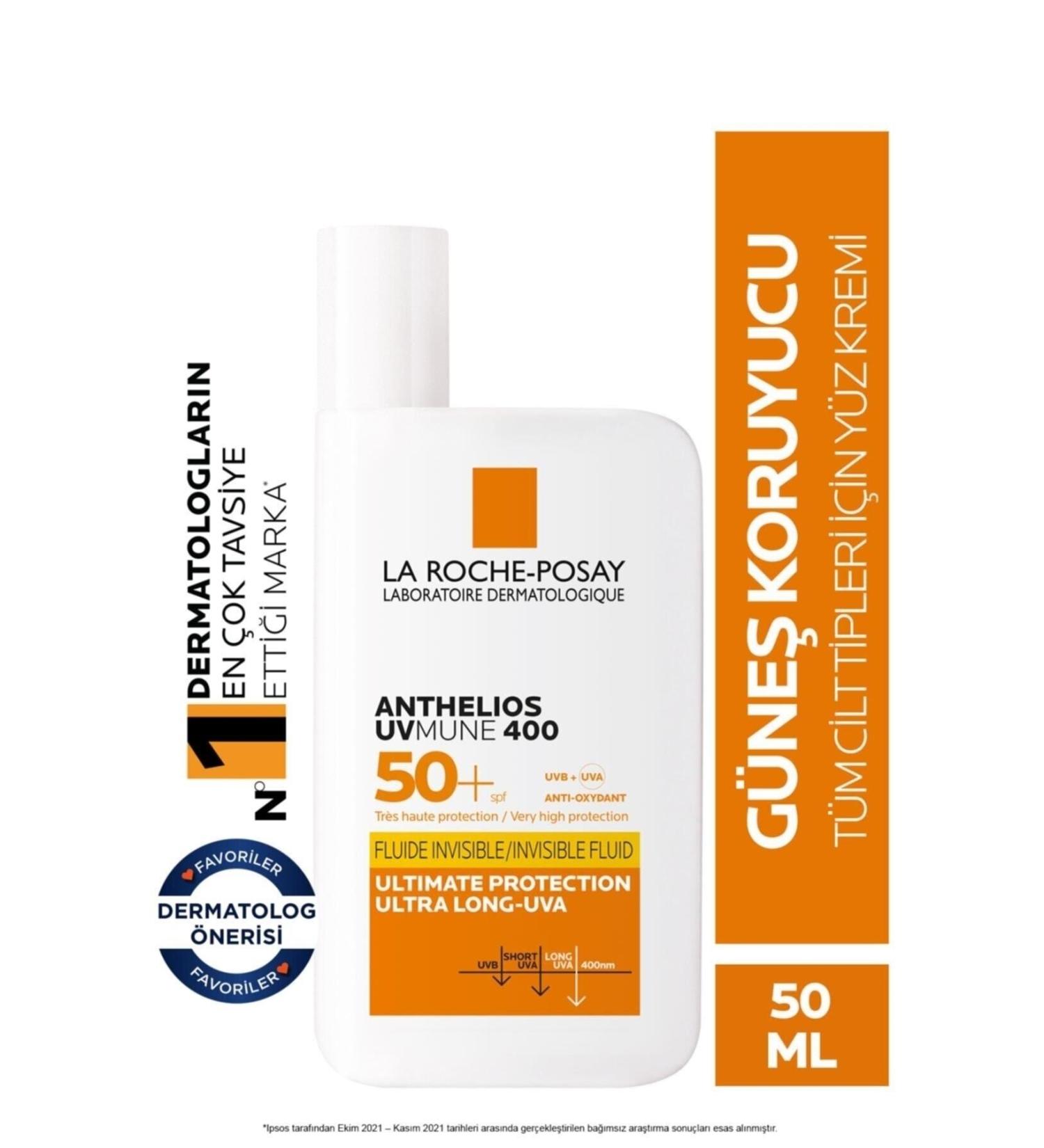 La Roche Posay Anthelios UVmune SPF50 Ultra High Sun Protection Sun Cream for All Skin Types 50ml