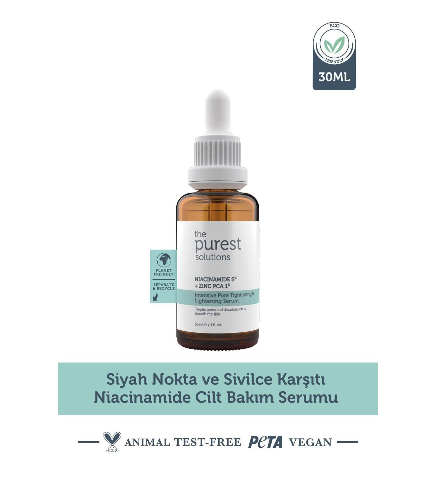 The Purest Solutions BLACK SPOT AND ACNE SKIN BARRIER REPAIRING NIACINAMIDE SKIN CARE SERUM 30 ML DEMBA4379 - Buy Online on GoSupps.com
