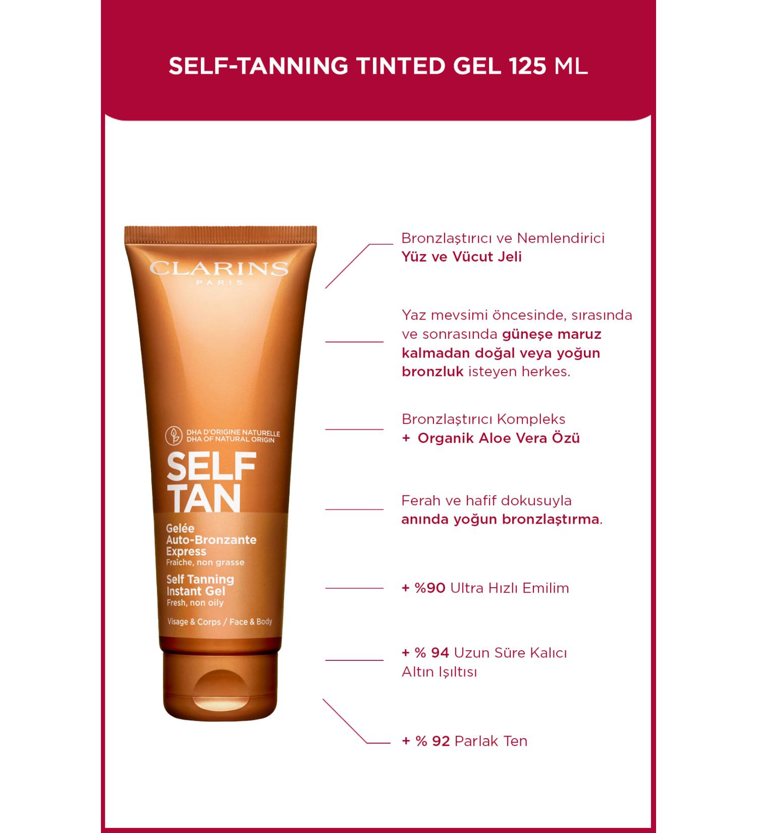 Clarins Self Tanning Instant Gel 125 ml Bronzing Gel
