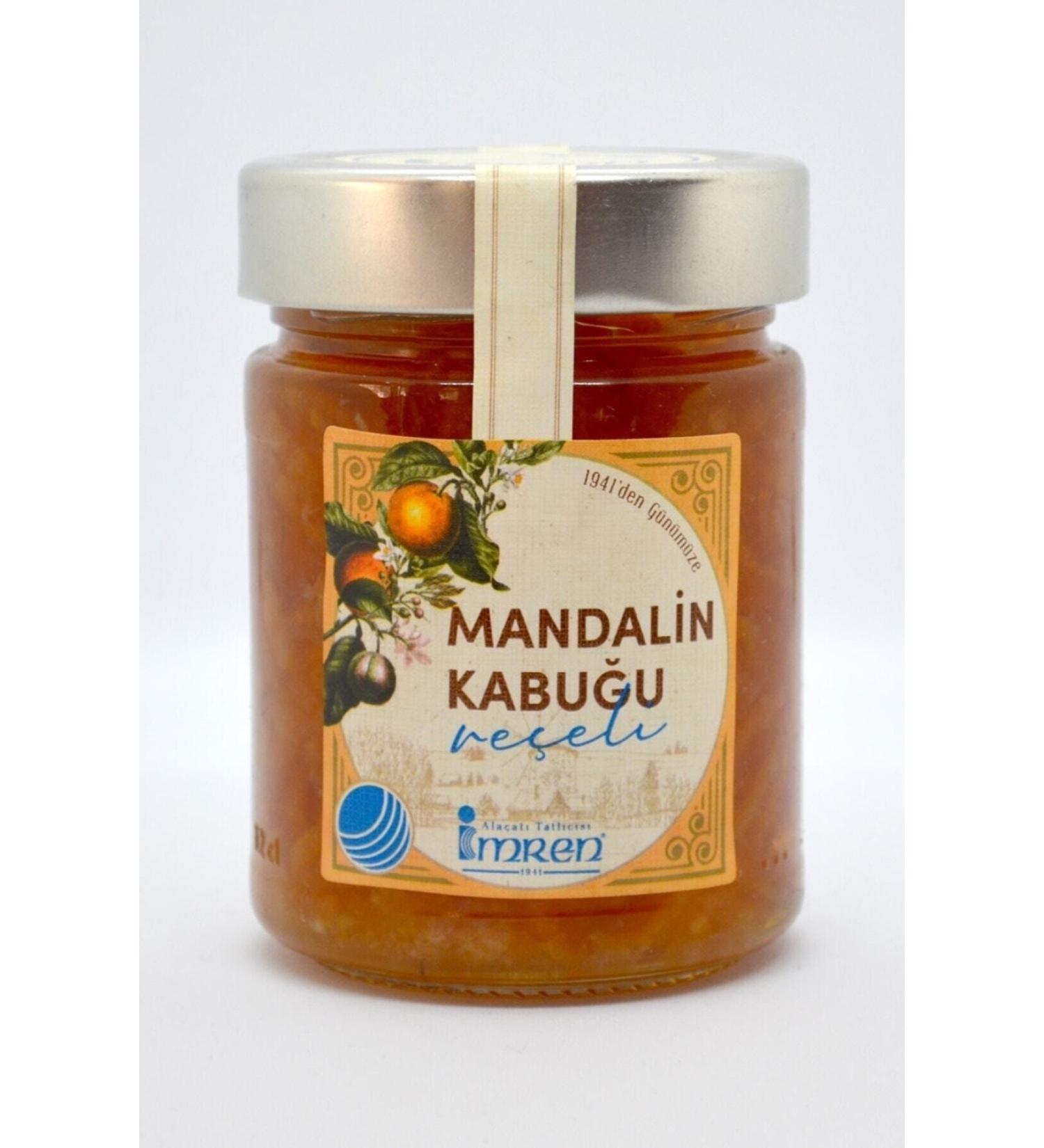 IMREN ALACATI DESSERT & GUM Imren Alacati Tangerine Peel Jam 320gr
