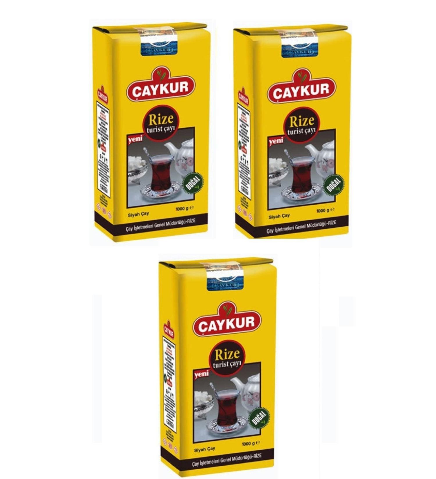aykur Rize Tourist Tea 1000 Gr X 3 Pieces